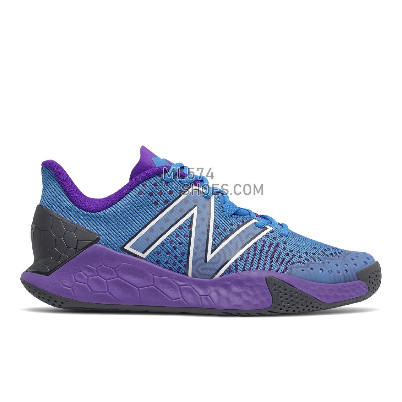 New Balance Fresh Foam X Lav V2 - Men's Tennis - Helium with Deep Violet - MCHLAVH2