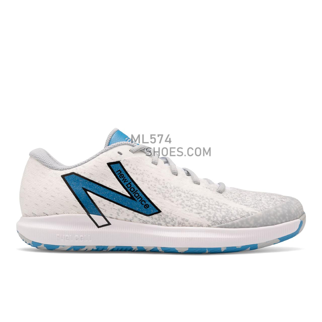 New Balance FuelCell 996v4.5 - Men's Tennis - White with Helium and Sulphur Yellow - MCH996N4