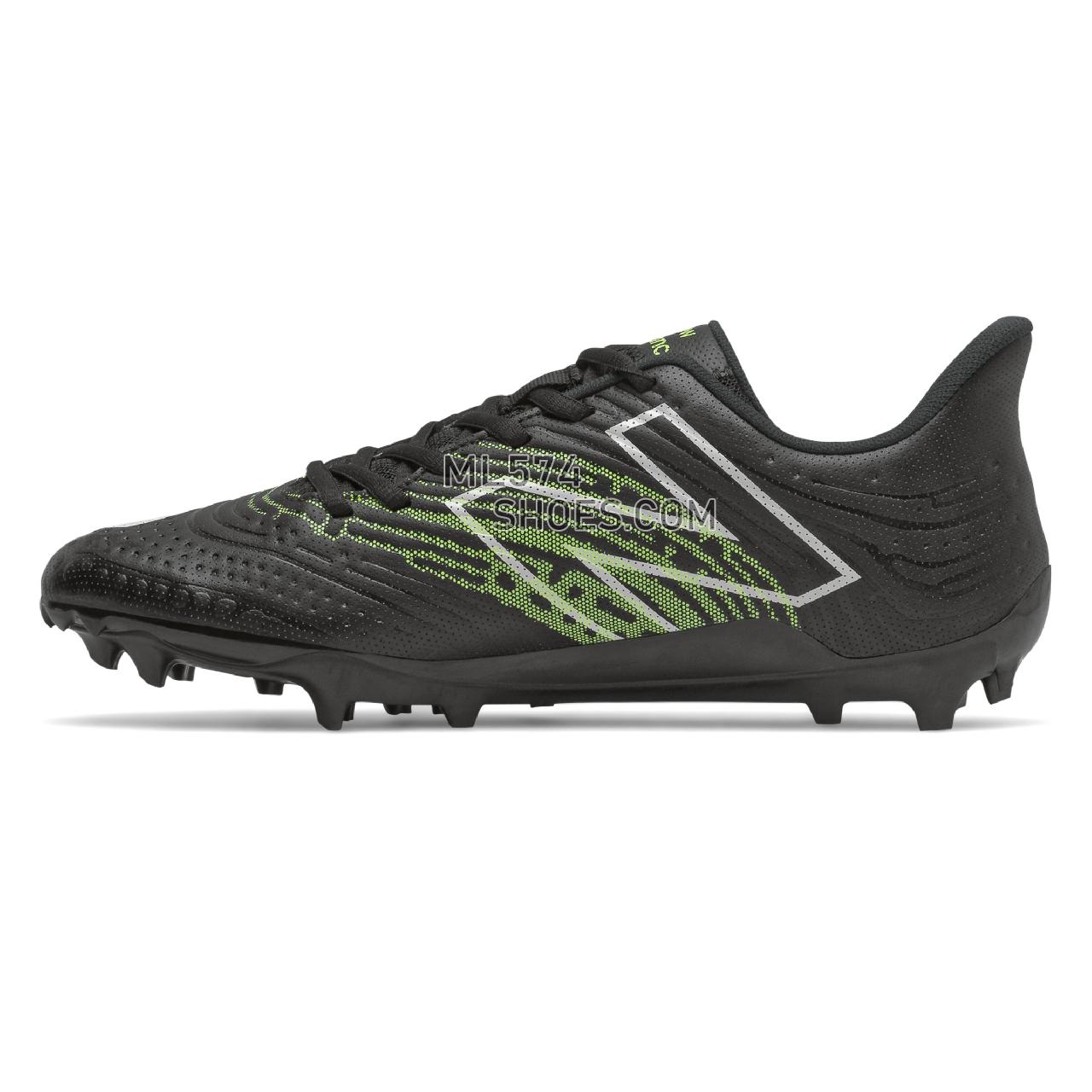 New Balance RushV3 Low - Men's Turf And Lacrosse Cleats - Black with White - RUSHLB3