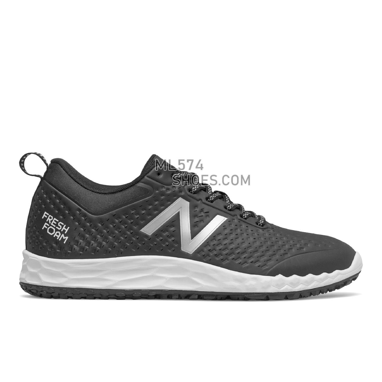 New Balance 806v1 - Men's Work - Black with Silver Metallic and White - MID806W1