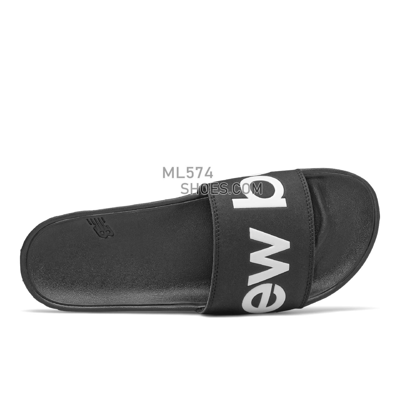 New Balance 200 - Men's Sandals - Black with White - SMF200BK