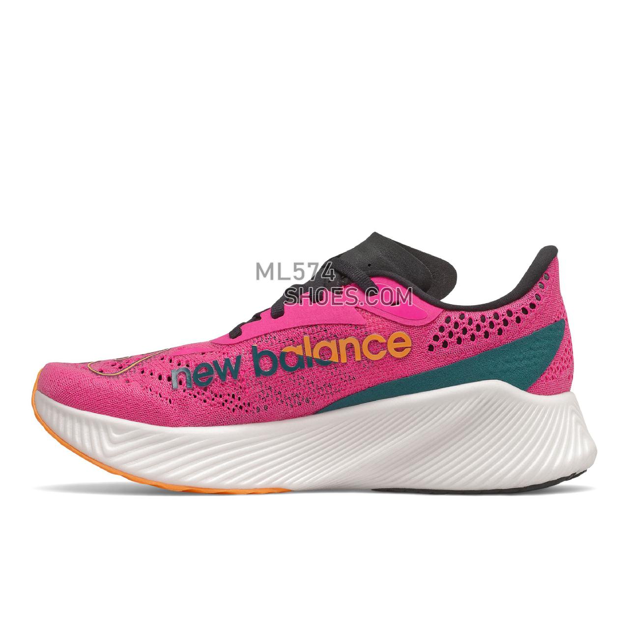 New Balance FuelCell RC Elite v2 - Women's Track Spikes And Cross Country - Pink Glo with Garnet - WRCELPB2