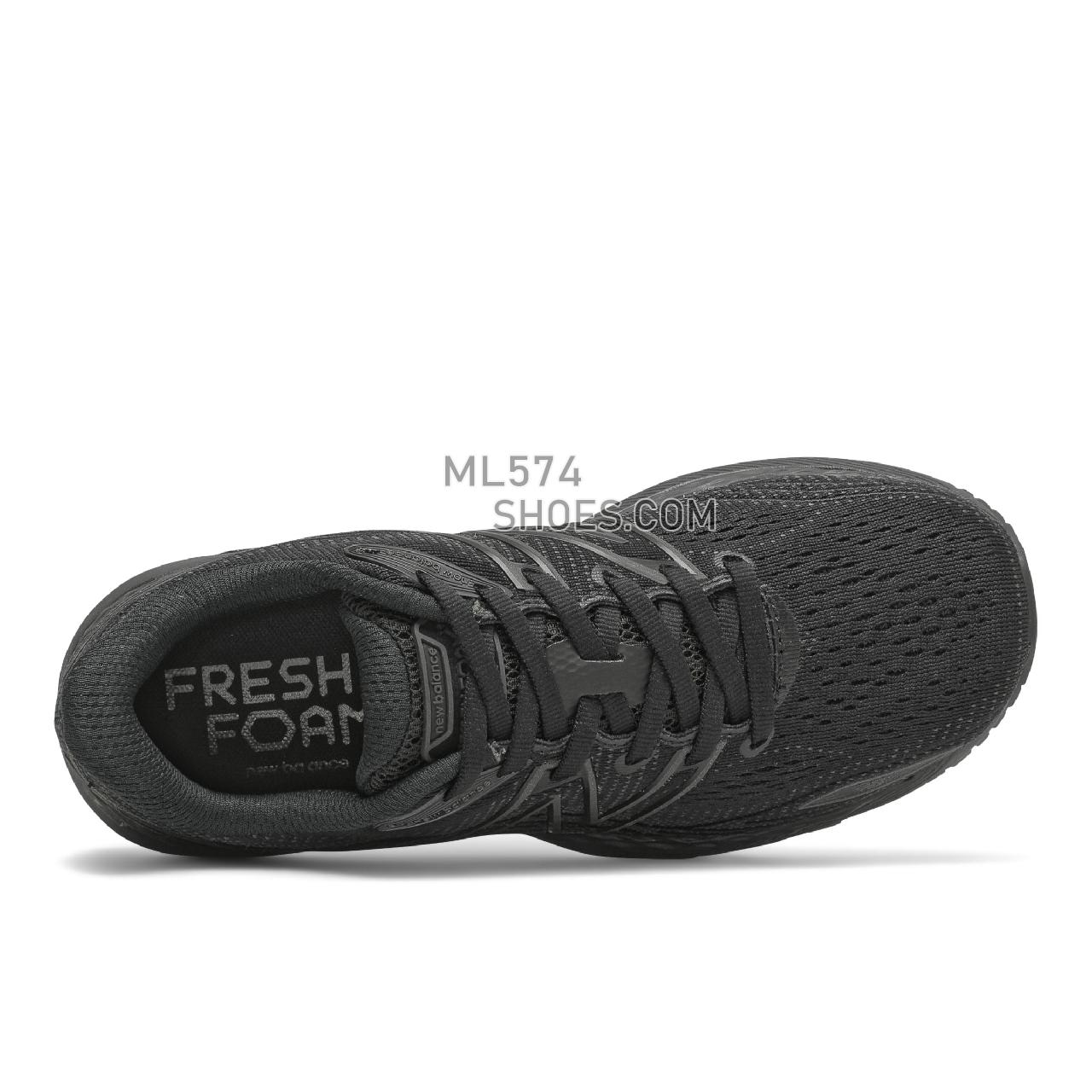 New Balance Fresh Foam X 860v12 - Women's Stability Running - Black with Phantom - W860T12