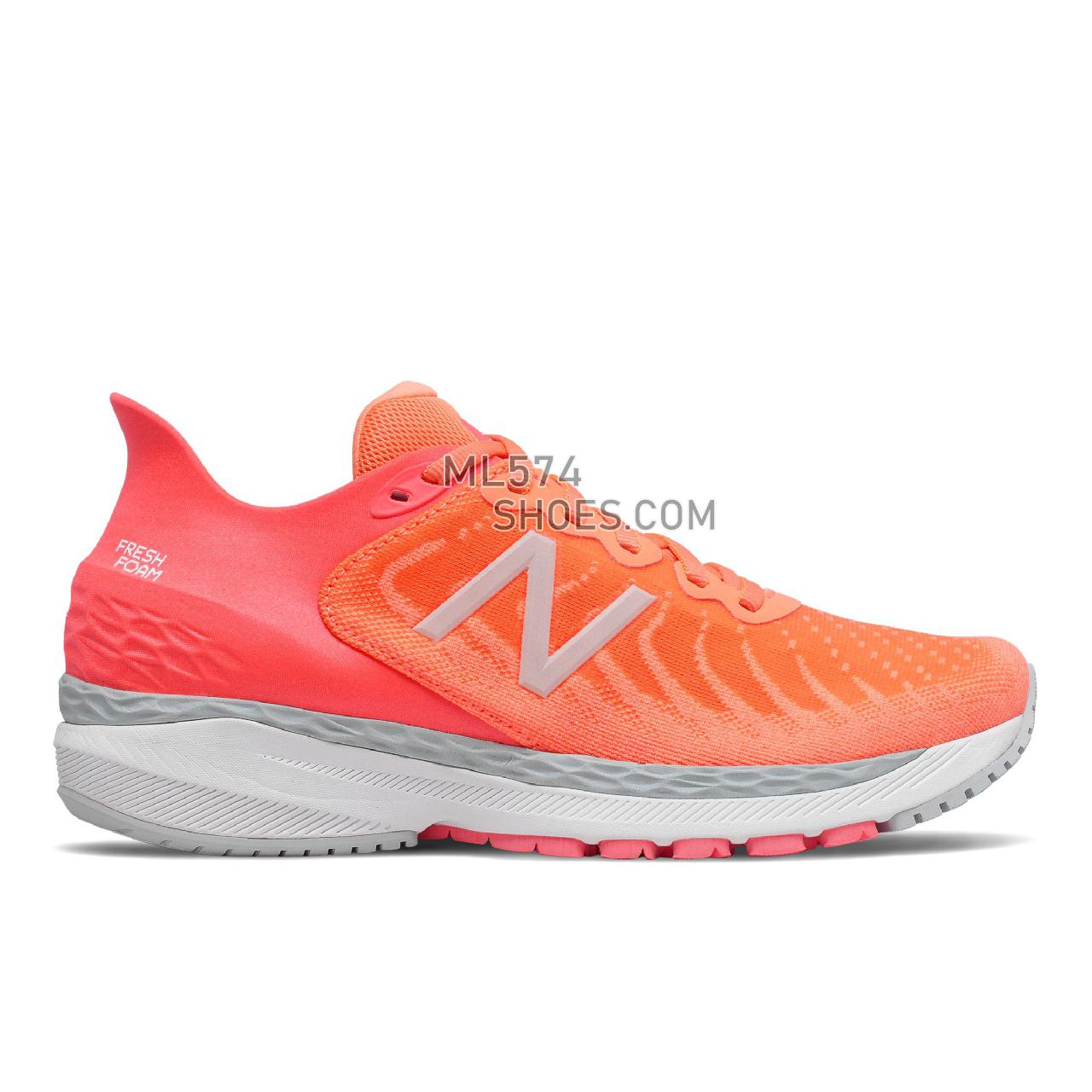 New Balance Fresh Foam 860v11 - Women's Stability Running - Citrus Punch with Vivid Coral - W860P11