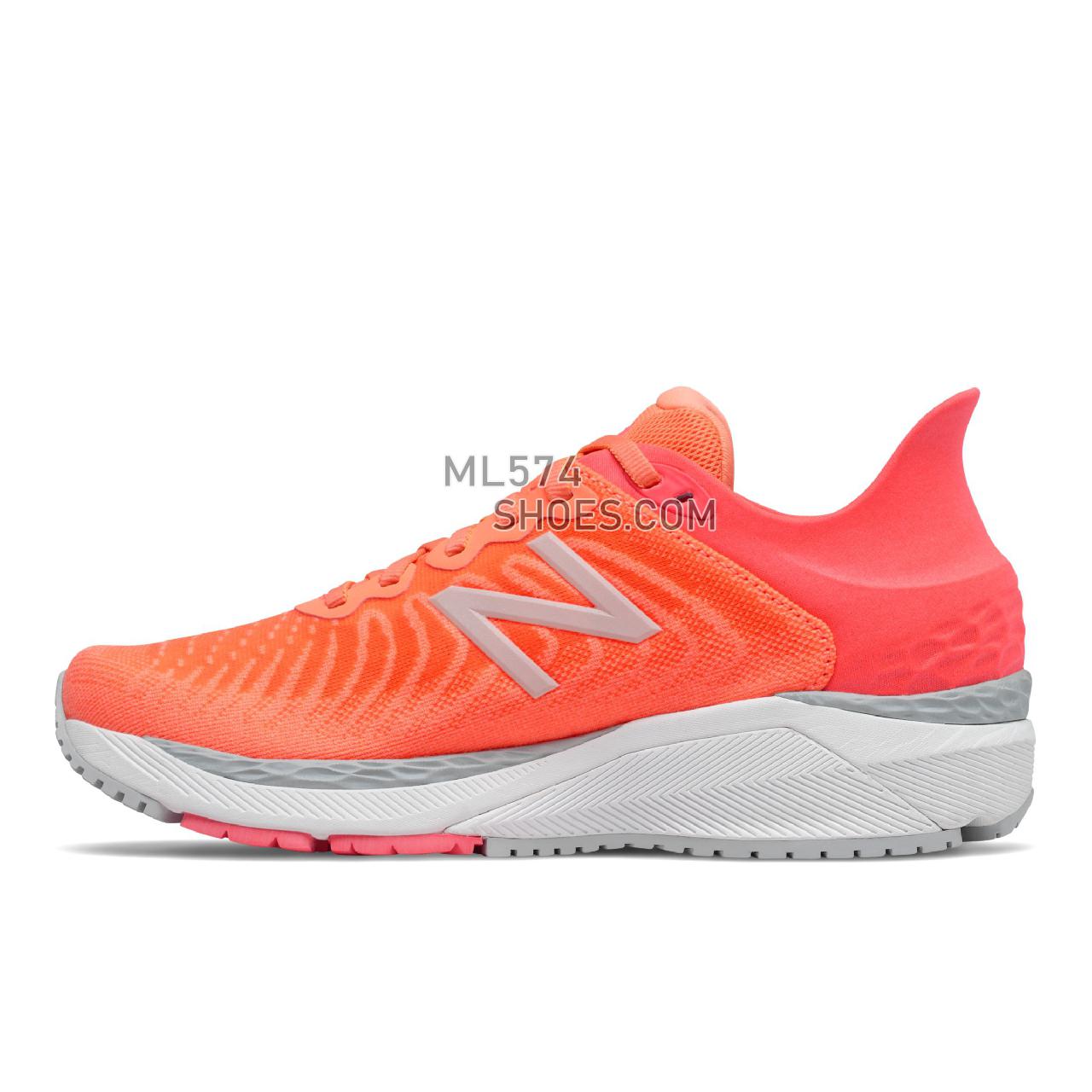 New Balance Fresh Foam 860v11 - Women's Stability Running - Citrus Punch with Vivid Coral - W860P11