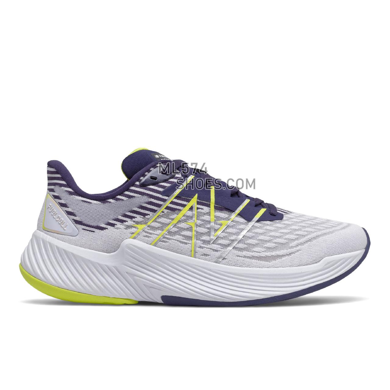 New Balance FuelCell Prism v2 - Women's Stability Running - Silent Grey with Night Tide - WFCPZLM2