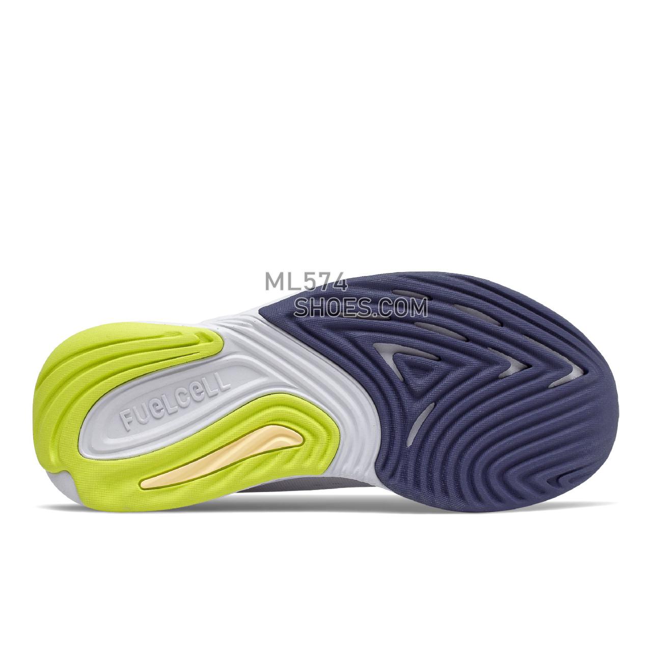 New Balance FuelCell Prism v2 - Women's Stability Running - Silent Grey with Night Tide - WFCPZLM2