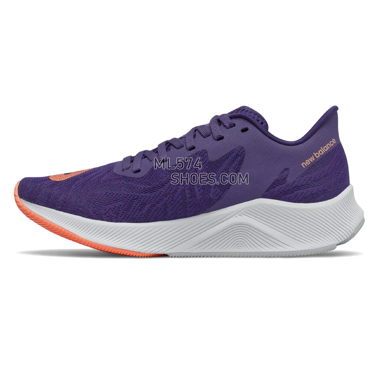 New Balance FuelCell Prism - Women's Stability Running - Virtual Violet with Citrus Punch - WFCPZCG