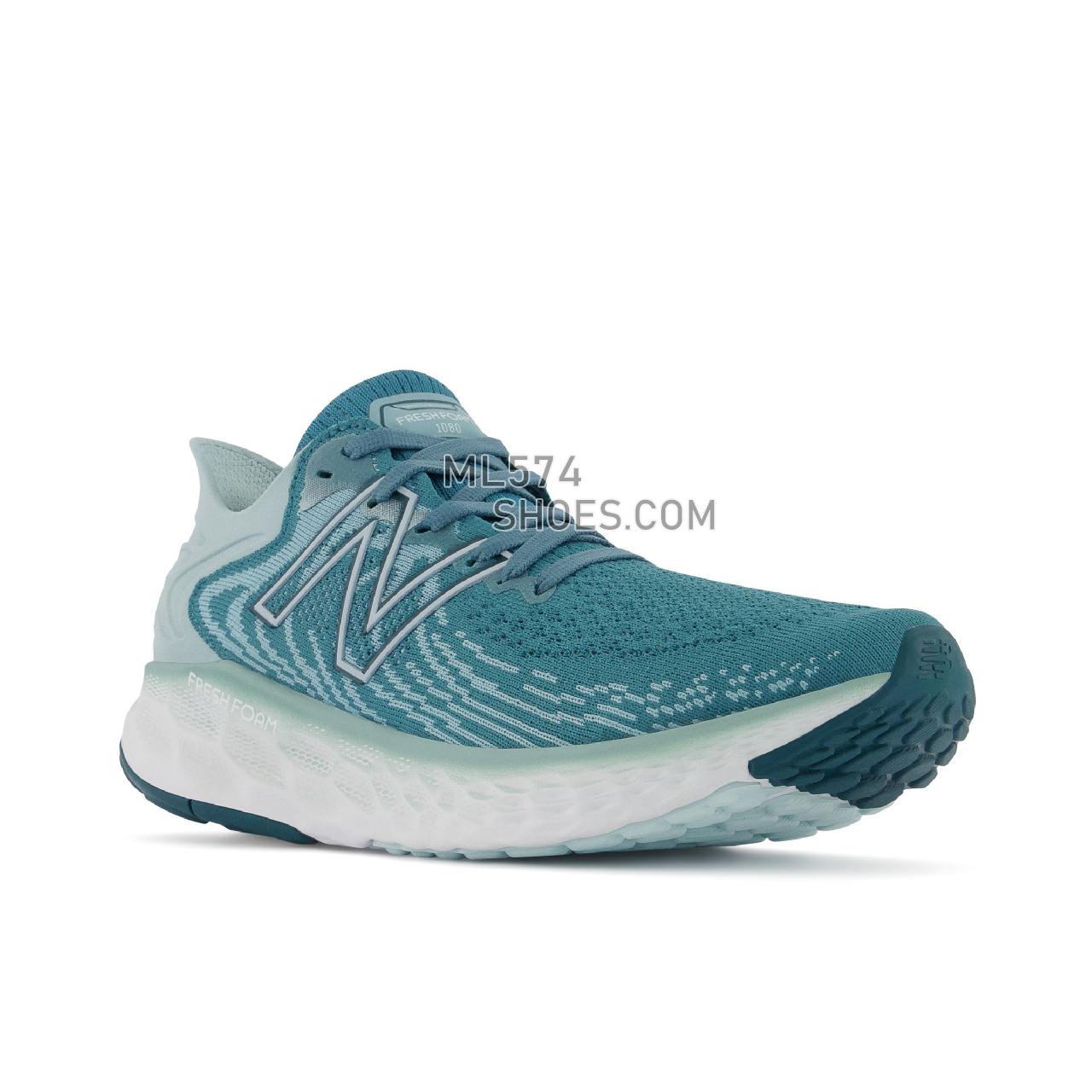 New Balance Fresh Foam 1080v11 - Women's Neutral Running - Deep Sea with Storm Blue - W1080H11