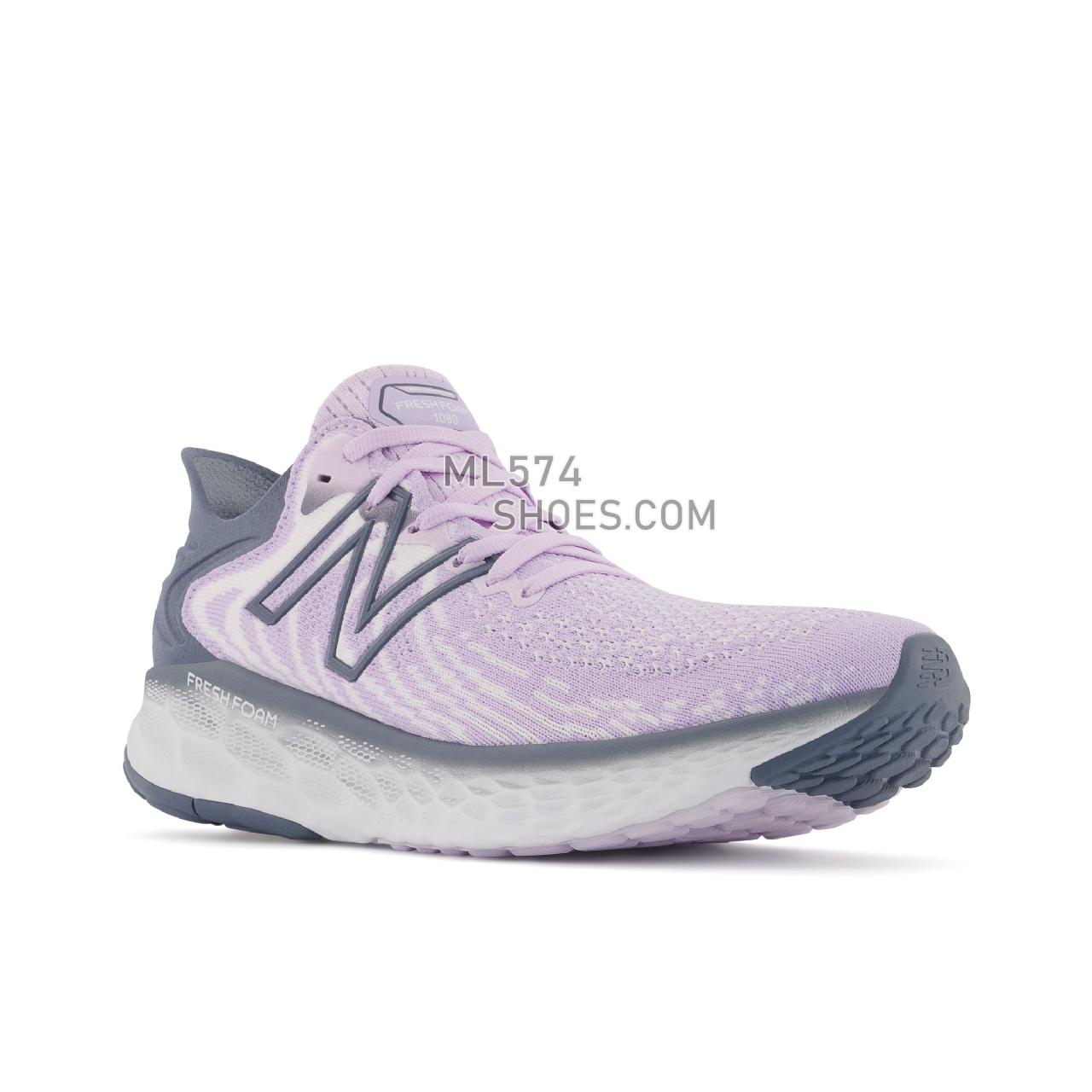 New Balance Fresh Foam 1080v11 - Women's Neutral Running - Astral Glow with Ocean Grey - W1080N11