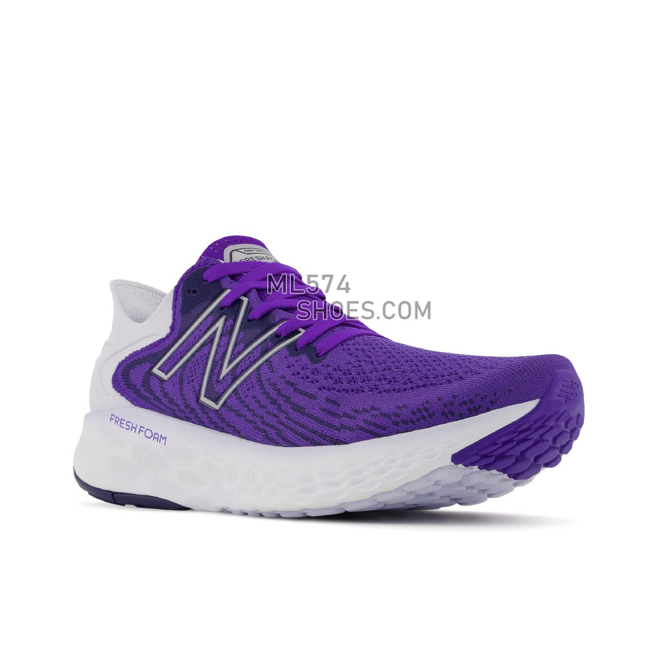 New Balance Fresh Foam 1080v11 - Women's Neutral Running - Deep Violet with Silent Grey - W1080U11