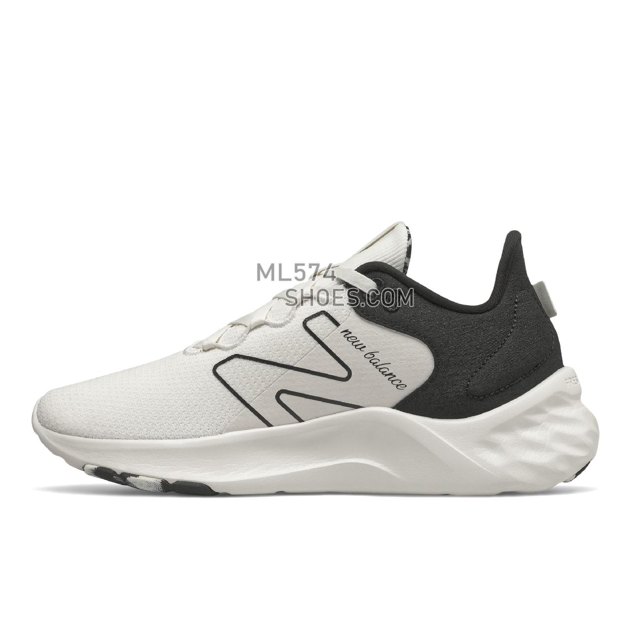 New Balance Fresh Foam Roav v2 - Women's Neutral Running - Sea Salt with White - WROAVMW2