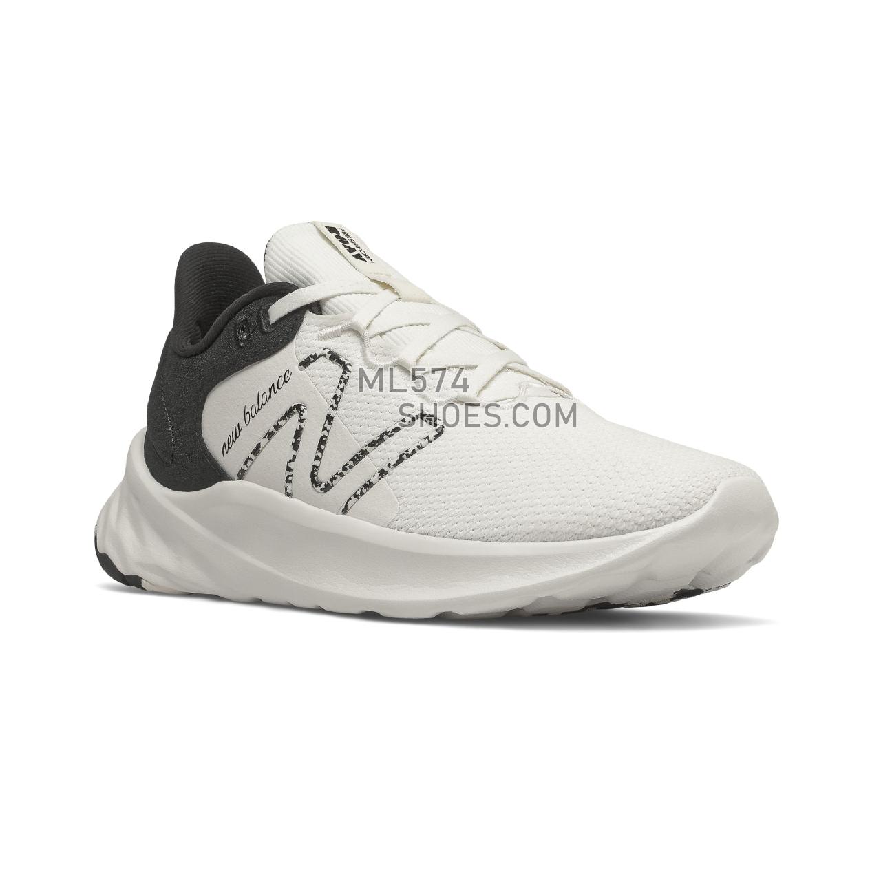 New Balance Fresh Foam Roav v2 - Women's Neutral Running - Sea Salt with White - WROAVMW2