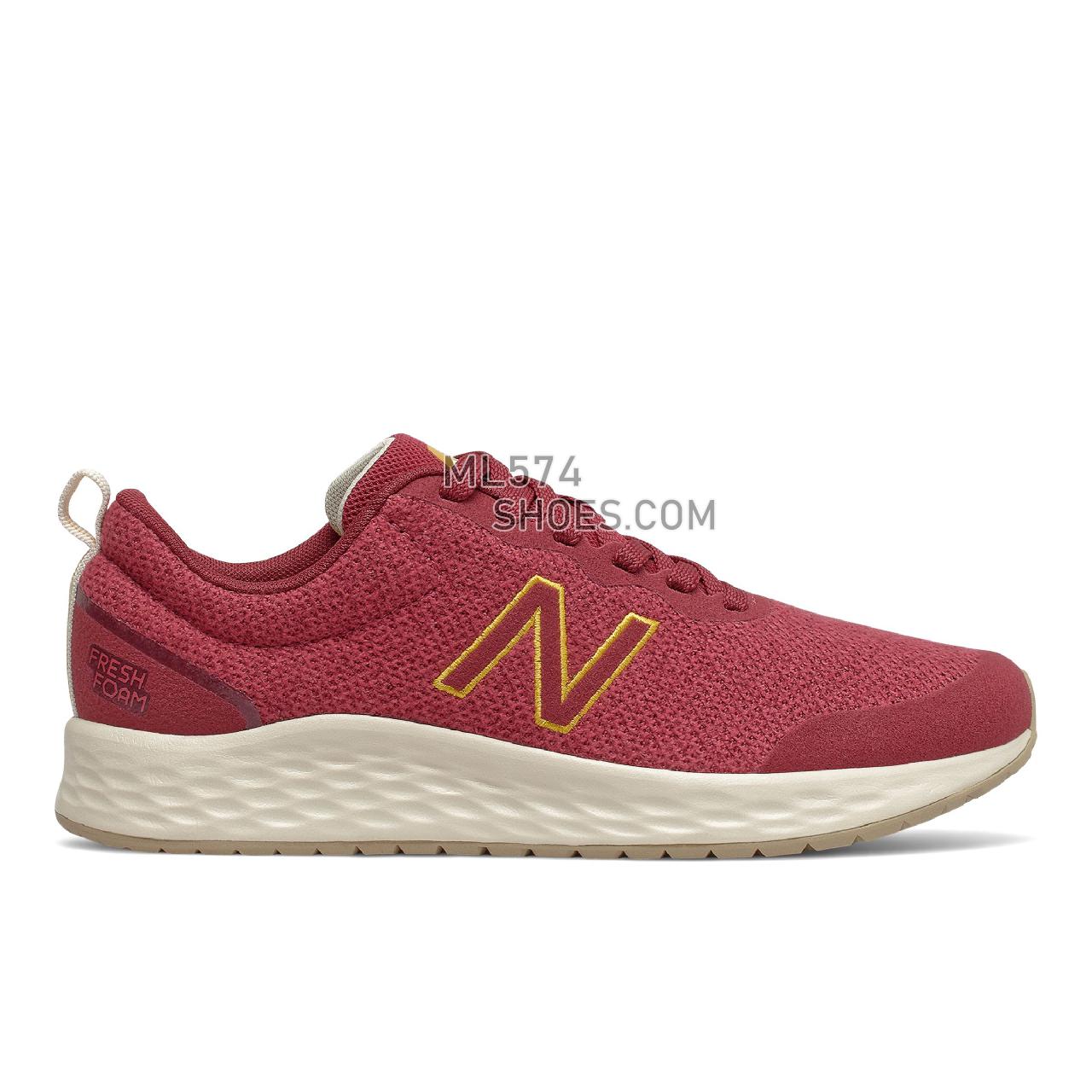 New Balance Fresh Foam Arishi v3 - Women's Neutral Running - Deep Earth Red with Earth Red and Harvest Gold - WARISMR3
