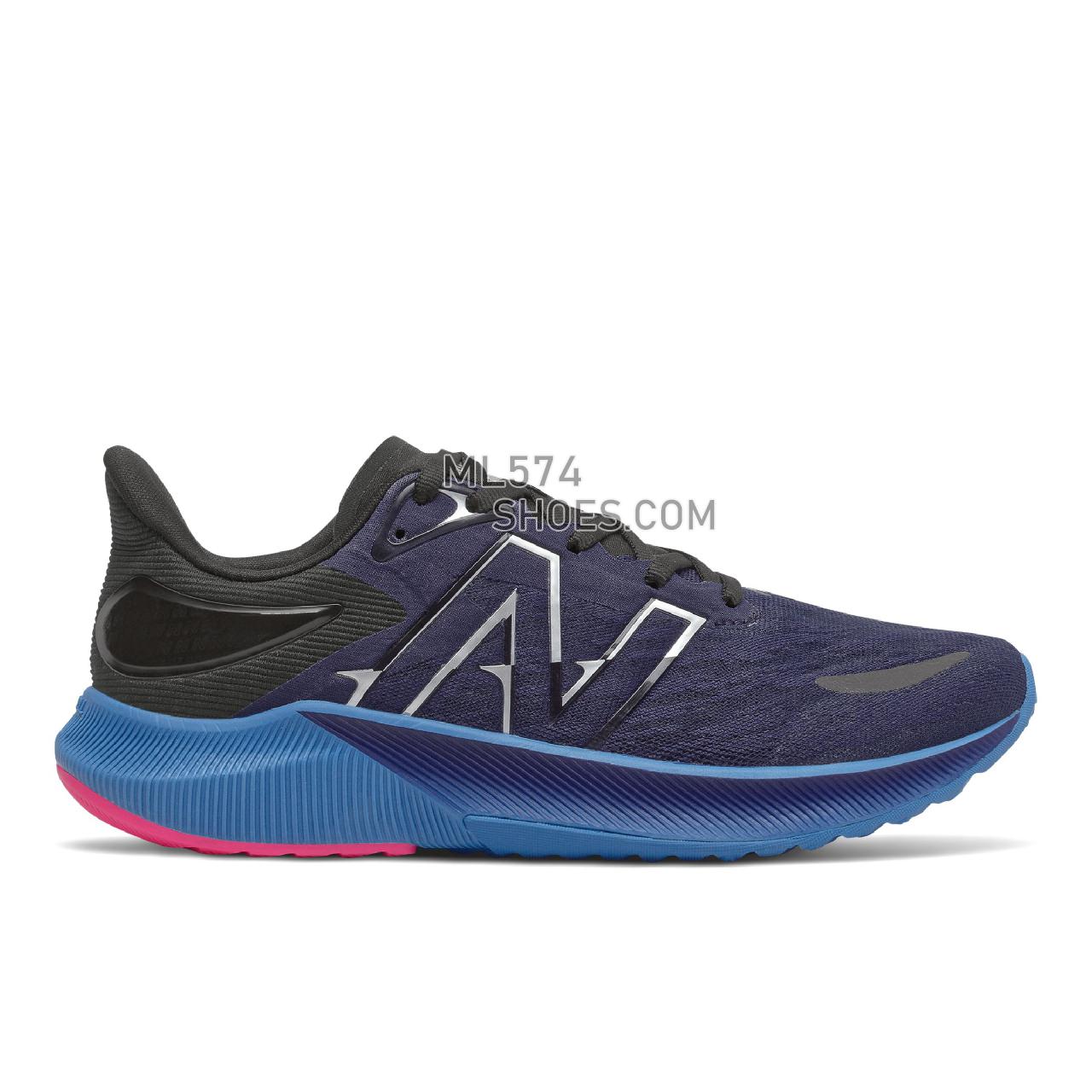 New Balance FuelCell Propel v3 - Women's Neutral Running - Night Tide with Helium and Pink Glo - WFCPRLB3