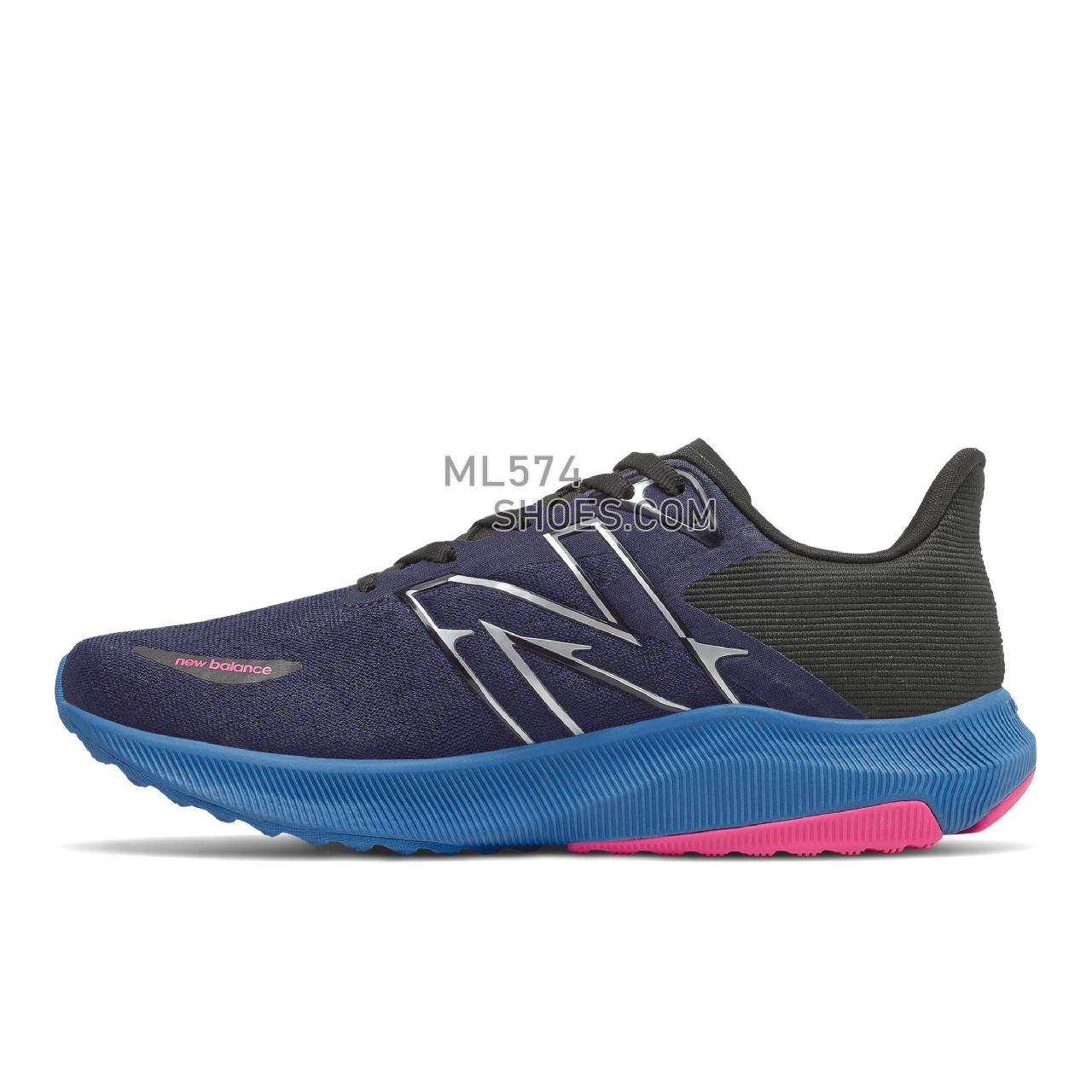 New Balance FuelCell Propel v3 - Women's Neutral Running - Night Tide with Helium and Pink Glo - WFCPRLB3