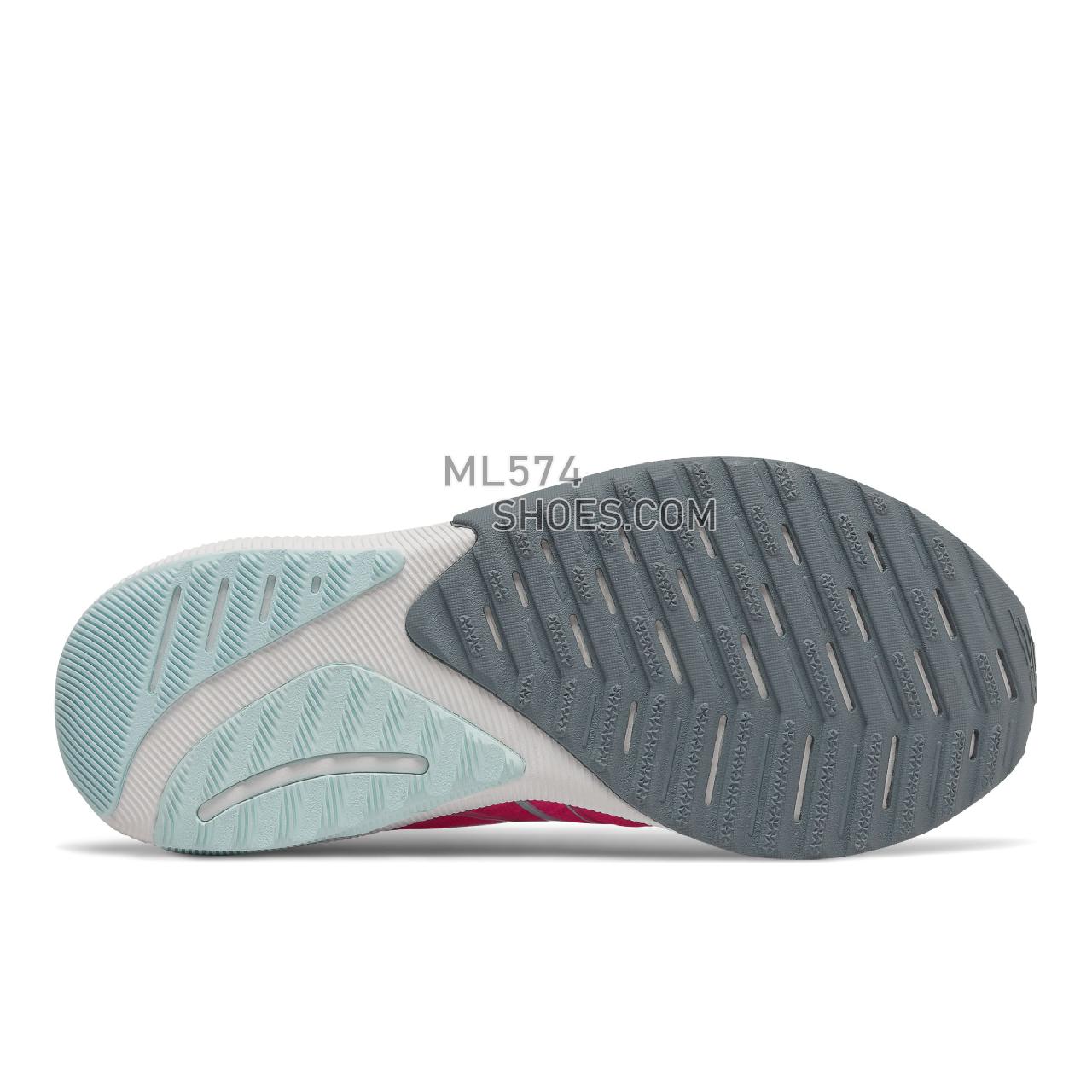 New Balance FuelCell Propel v3 - Women's Neutral Running - Pink Glo with Deep Ocean Grey - WFCPRLP3