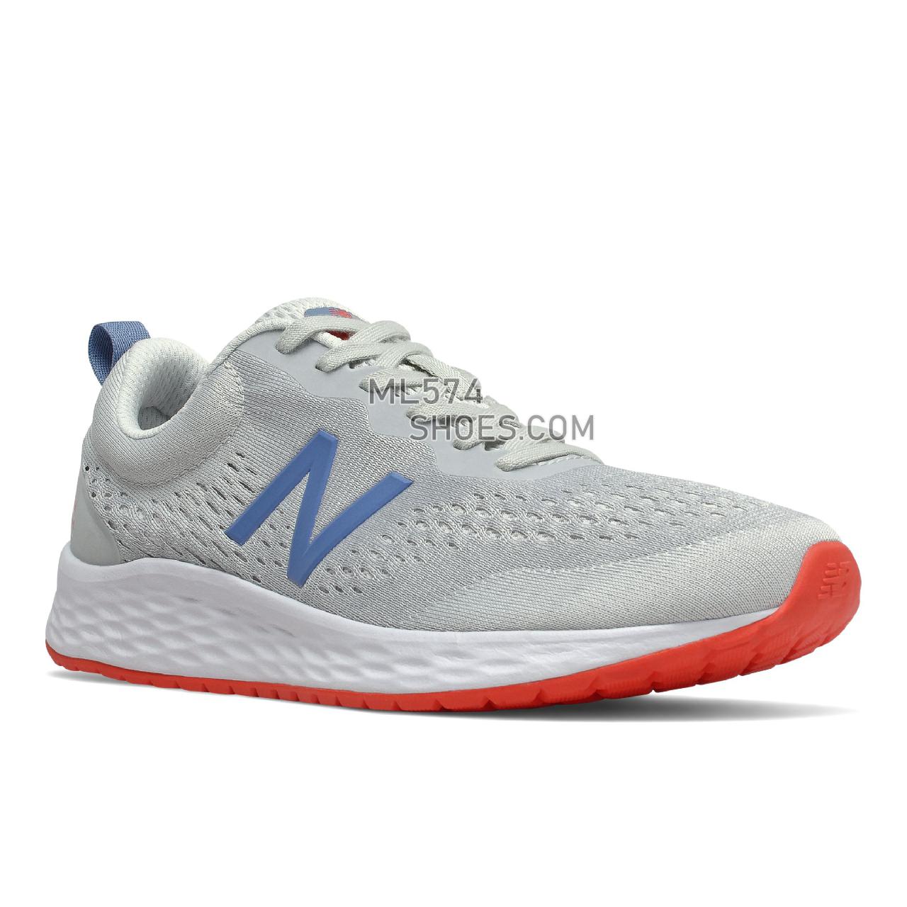 New Balance Fresh Foam Arishi v3 - Women's Neutral Running - White with Blue and Orange - WARISCW3