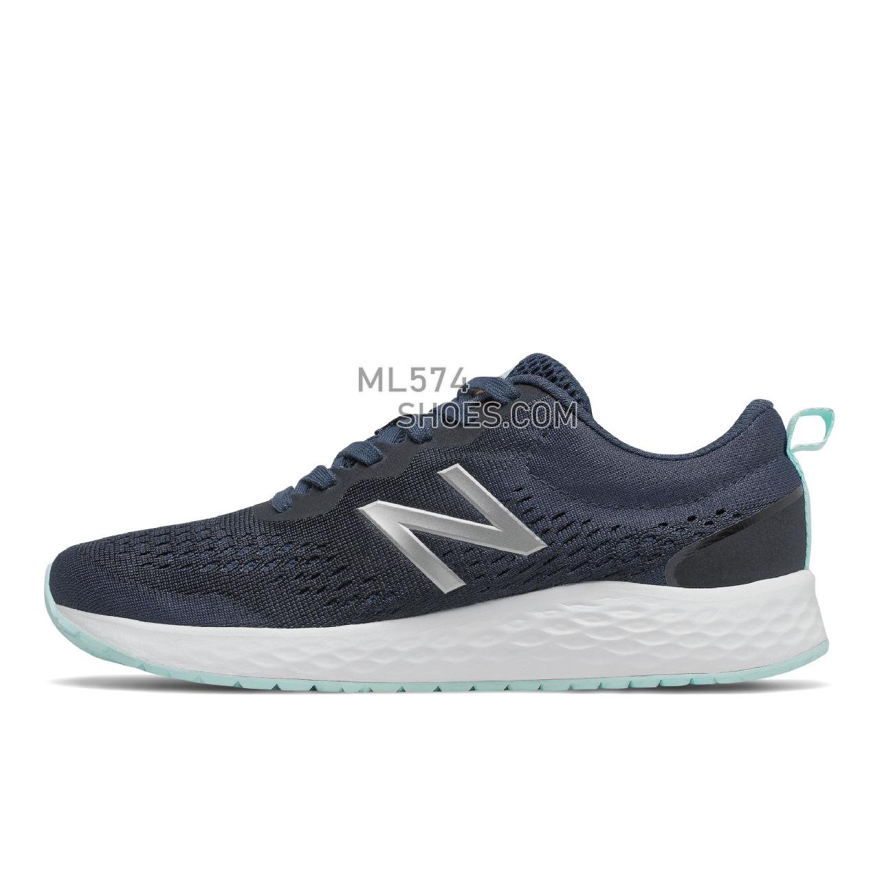 New Balance Fresh Foam Arishi v3 - Women's Neutral Running - Navy with Silver - WARISCN3