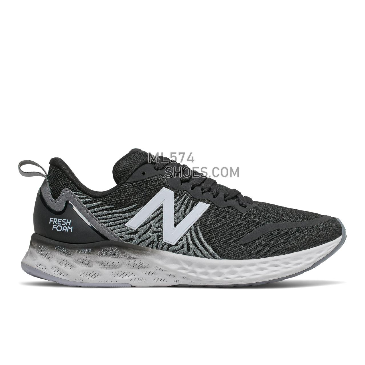 New Balance Fresh Foam Tempo - Women's Neutral Running - Black with Lead and Moon Dust - WTMPOBK