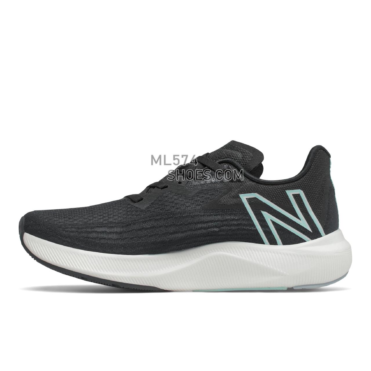 New Balance FuelCell Rebel v2 - Women's Neutral Running - Black with White Mint and Citrus Punch - WFCXLR2