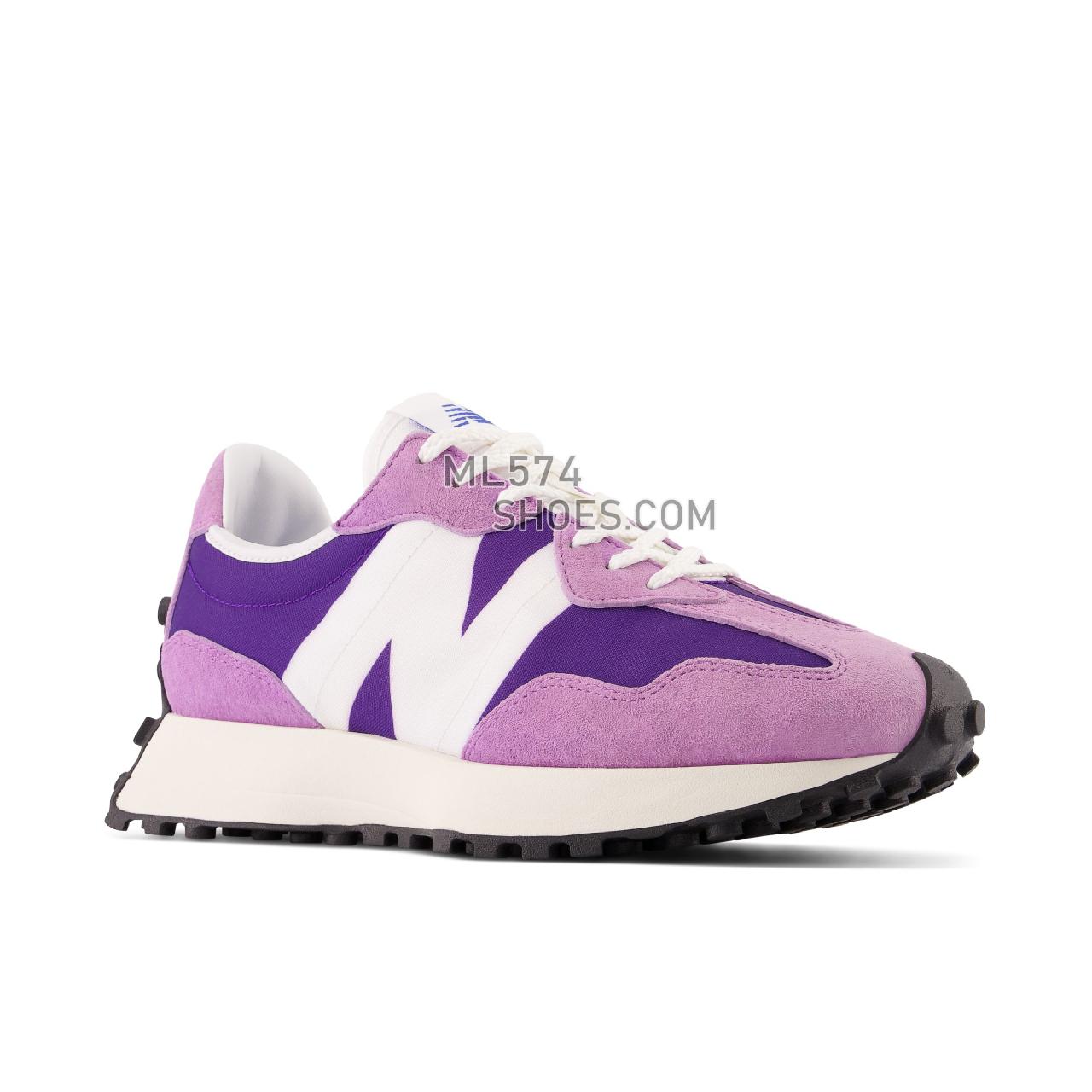 New Balance 327 - Women's Sport Style Sneakers - Deep Violet with Heliotrope - WS327LK1