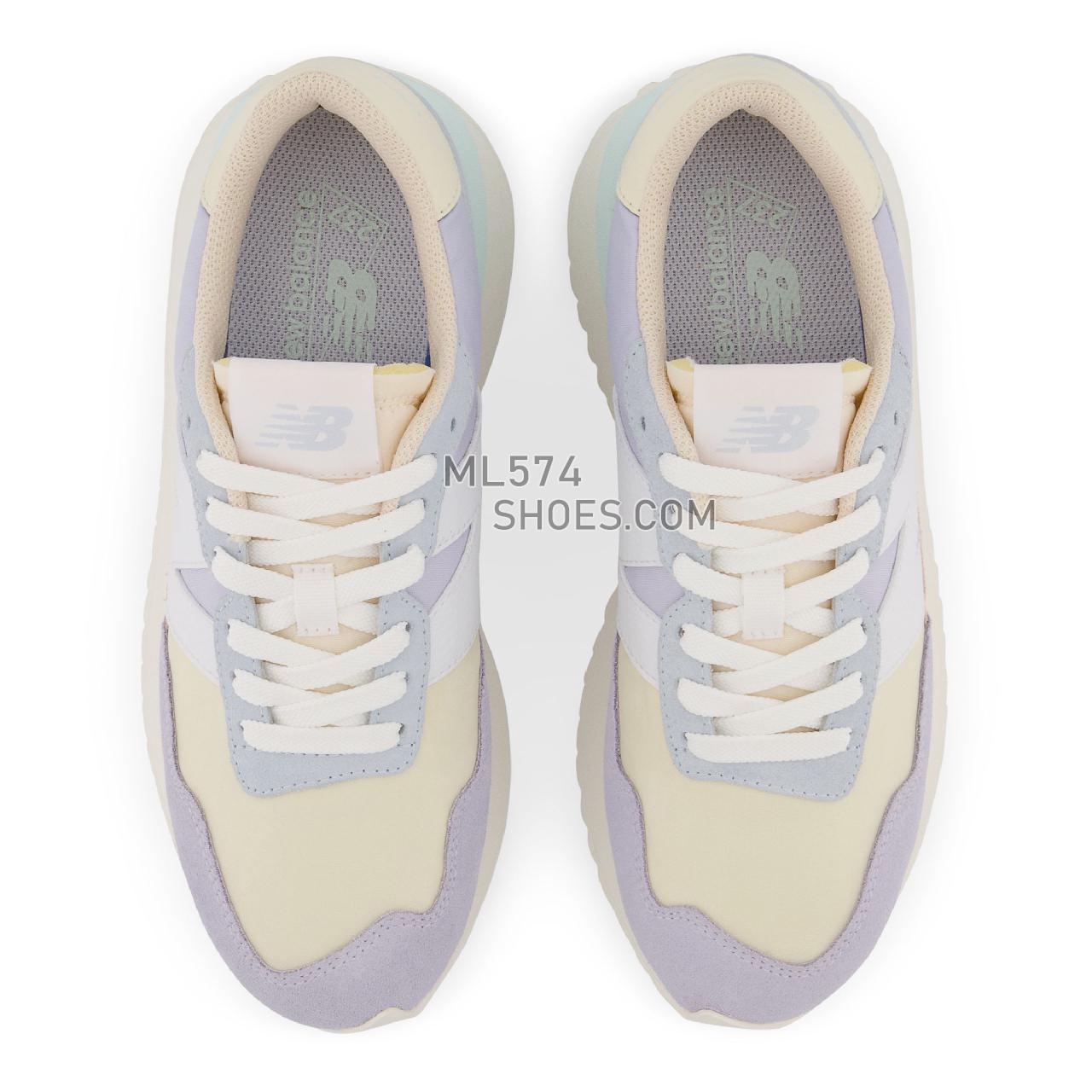 New Balance 237 - Women's Sport Style Sneakers - Violet Haze with Macadamia Nut - WS237PC