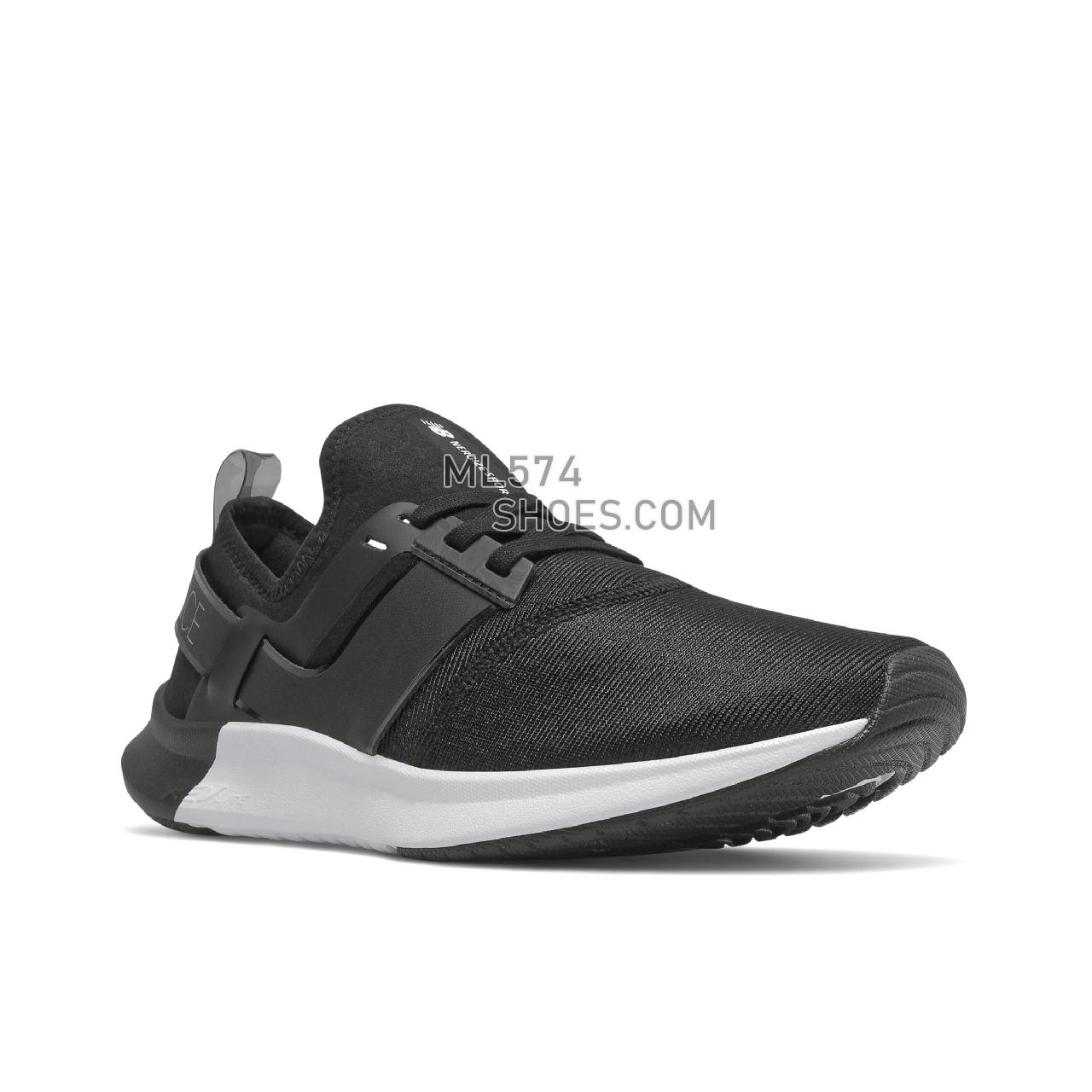 New Balance NB Nergize Sport LUX - Women's Sport Style Sneakers - Black with Whisper Grey - WNRGSEB1