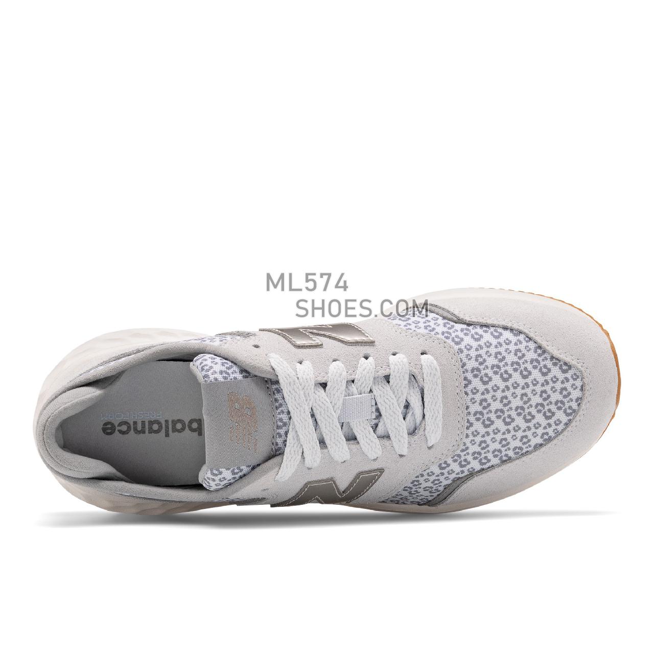 New Balance Fresh Foam X70 - Women's Sport Style Sneakers - Moon Dust with Steel - WSX70MC1