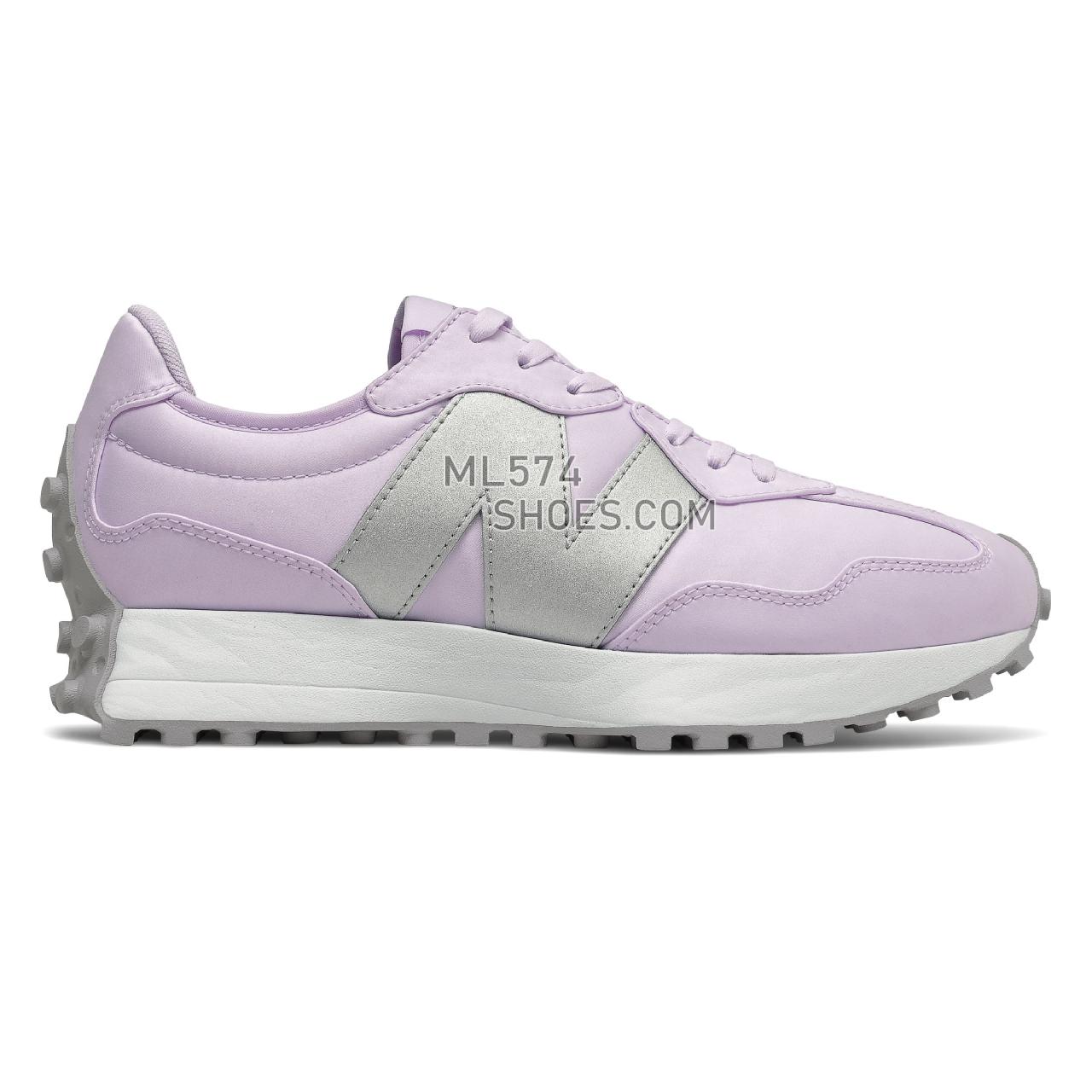 New Balance 327 - Women's Sport Style Sneakers - Astral Glow with Whisper Grey - WS327MS1