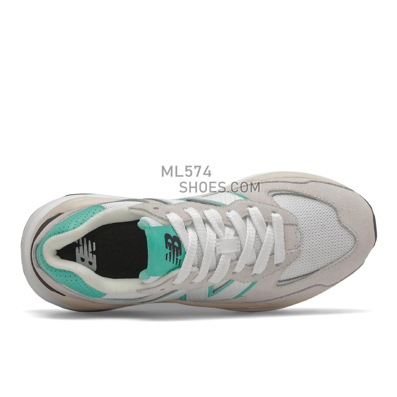 New Balance 57/40 - Women's Sport Style Sneakers - Sea Salt with Summer Jade - W5740WA1