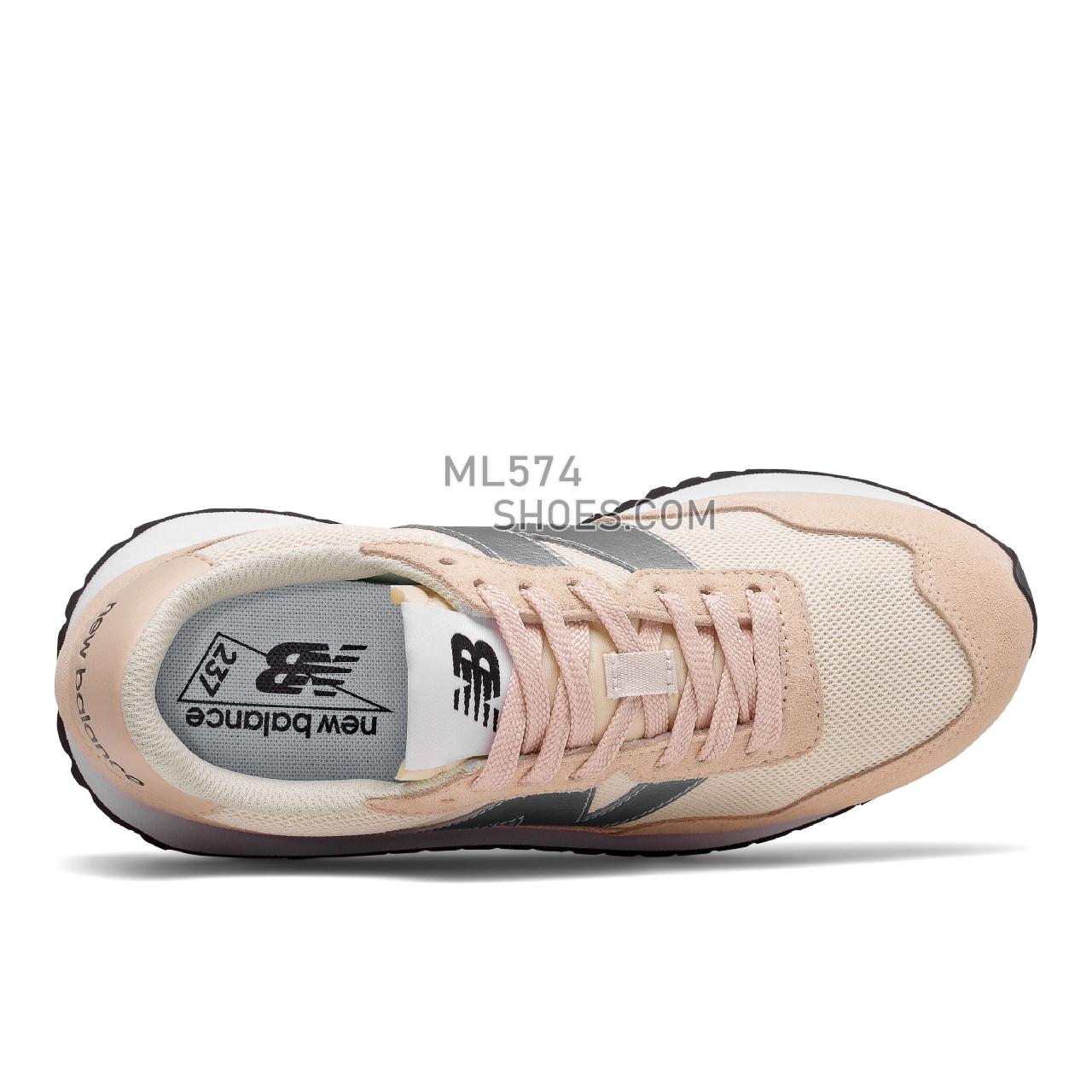 New Balance 237 - Women's Sport Style Sneakers - Rose Water with Silver Metalic - WS237CA
