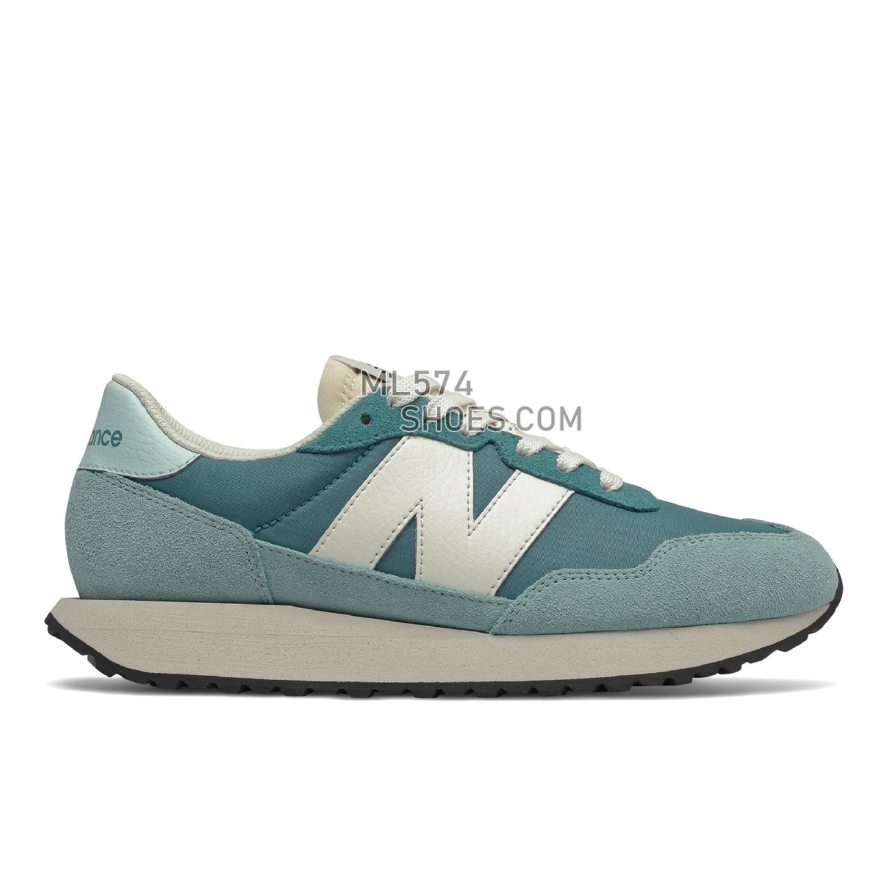 New Balance 237 - Women's Sport Style Sneakers - Deep Sea with Storm Blue - WS237DI1