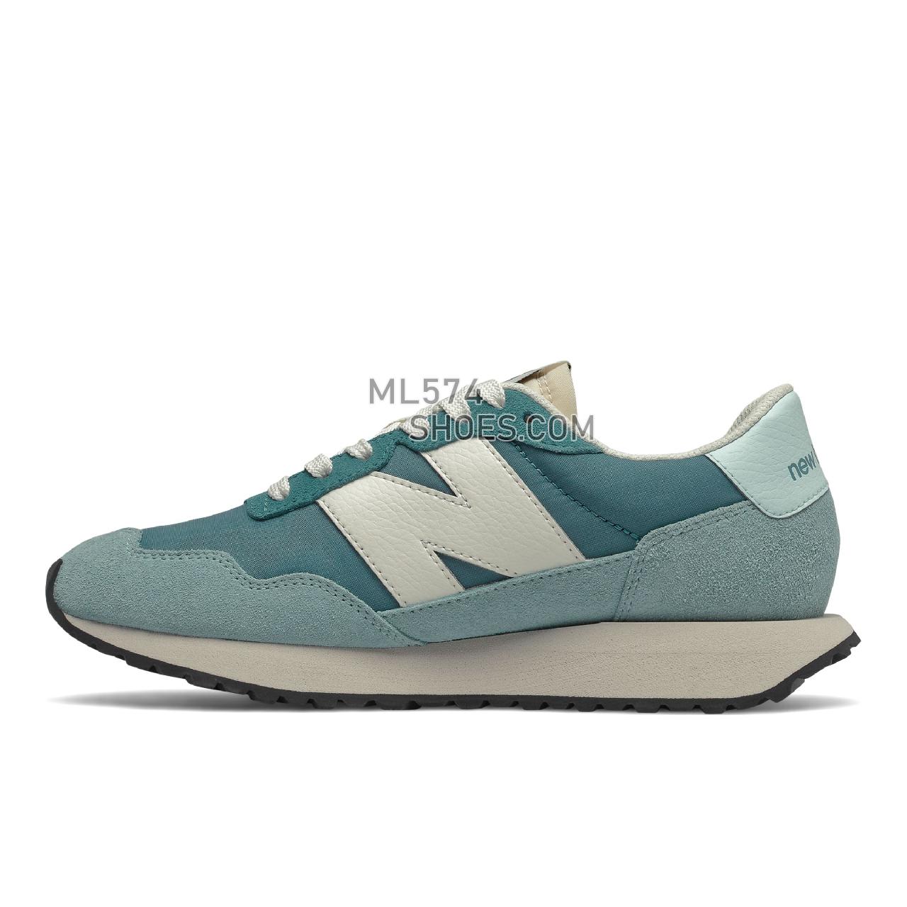 New Balance 237 - Women's Sport Style Sneakers - Deep Sea with Storm Blue - WS237DI1