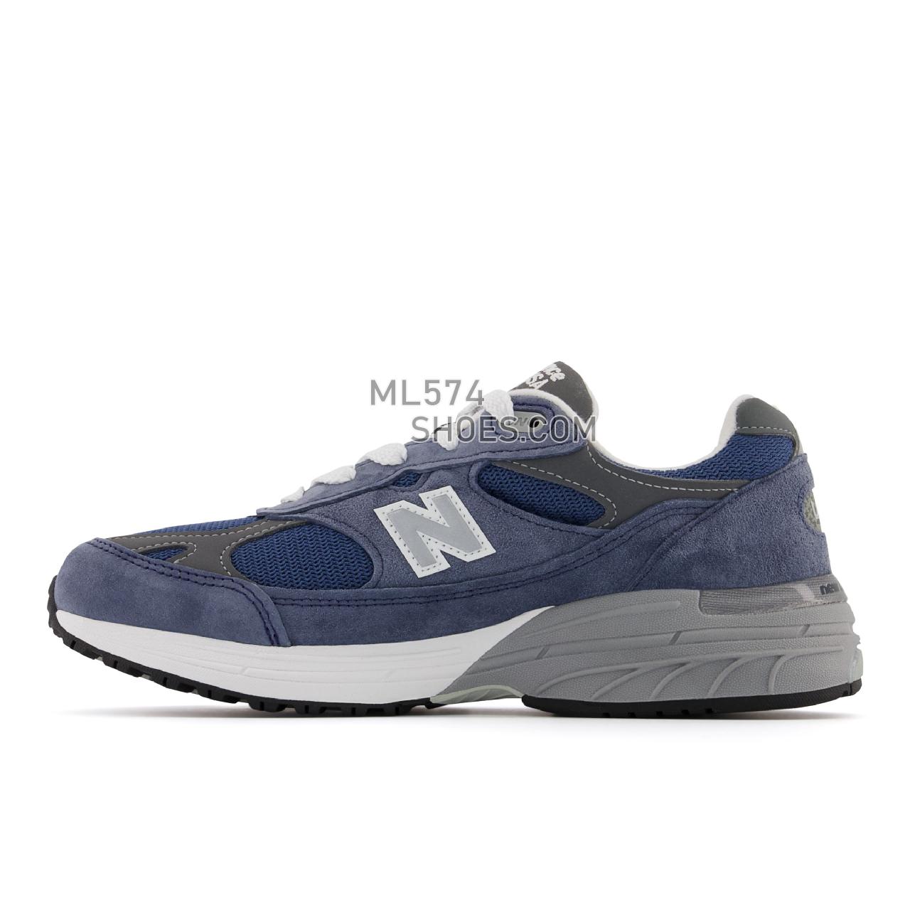 New Balance Made in USA 993 - Women's Classic Sneakers - Indigo with Grey - WR993VI