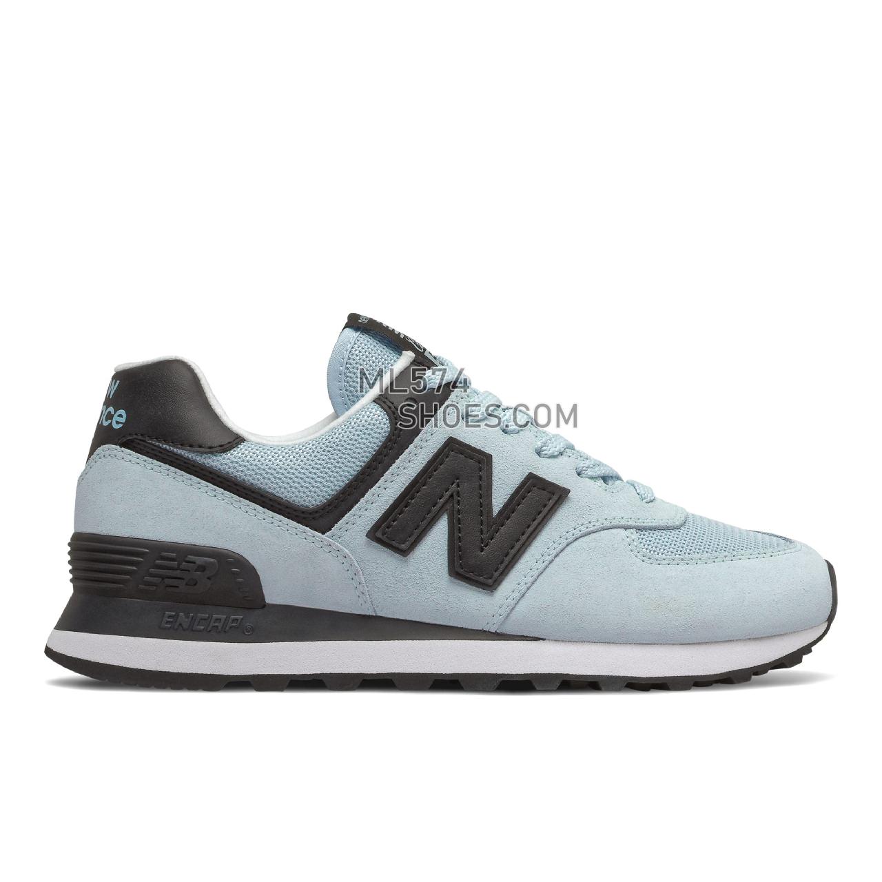 New Balance 574 - Women's Classic Sneakers - Morning Tide with Black - WL574MA2