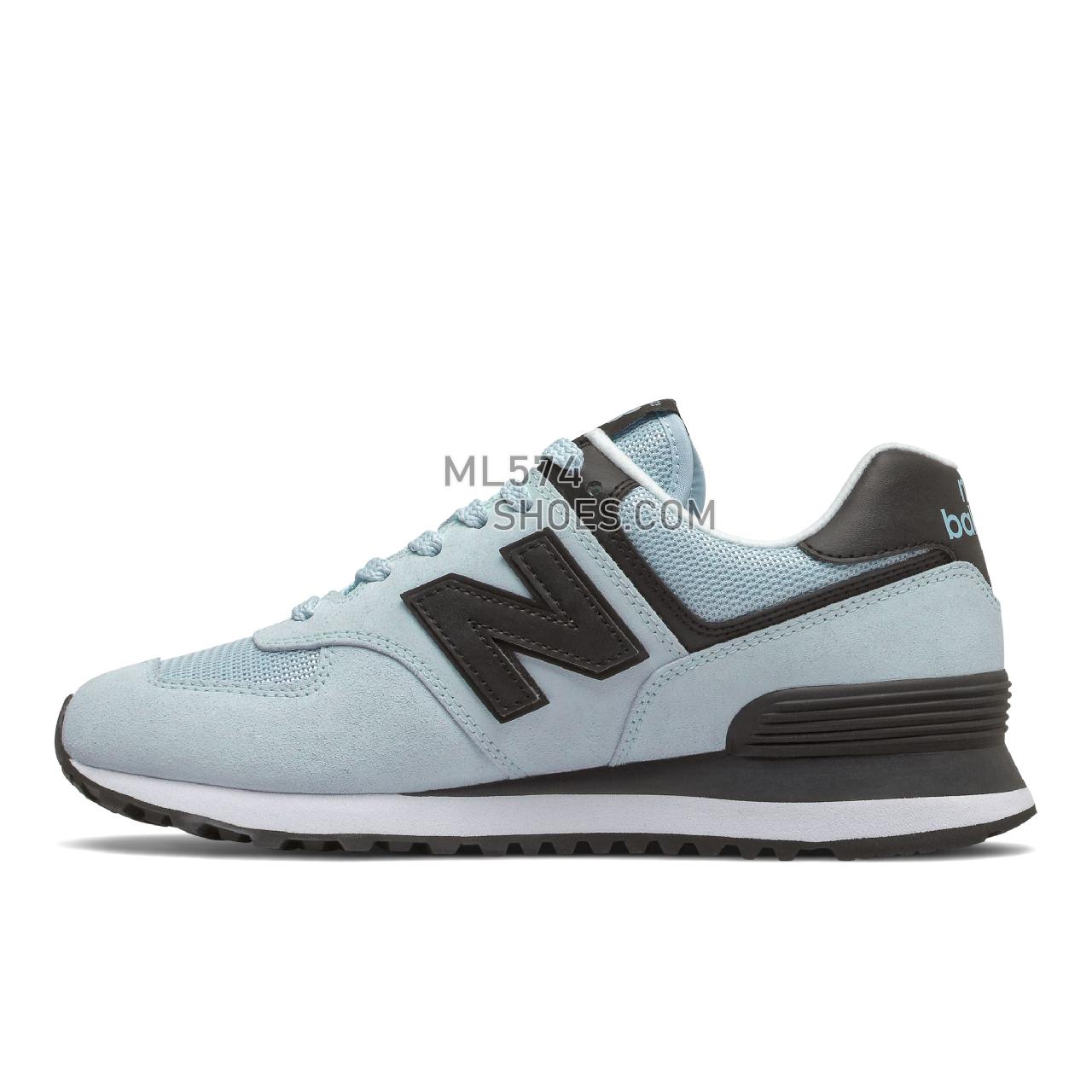 New Balance 574 - Women's Classic Sneakers - Morning Tide with Black - WL574MA2