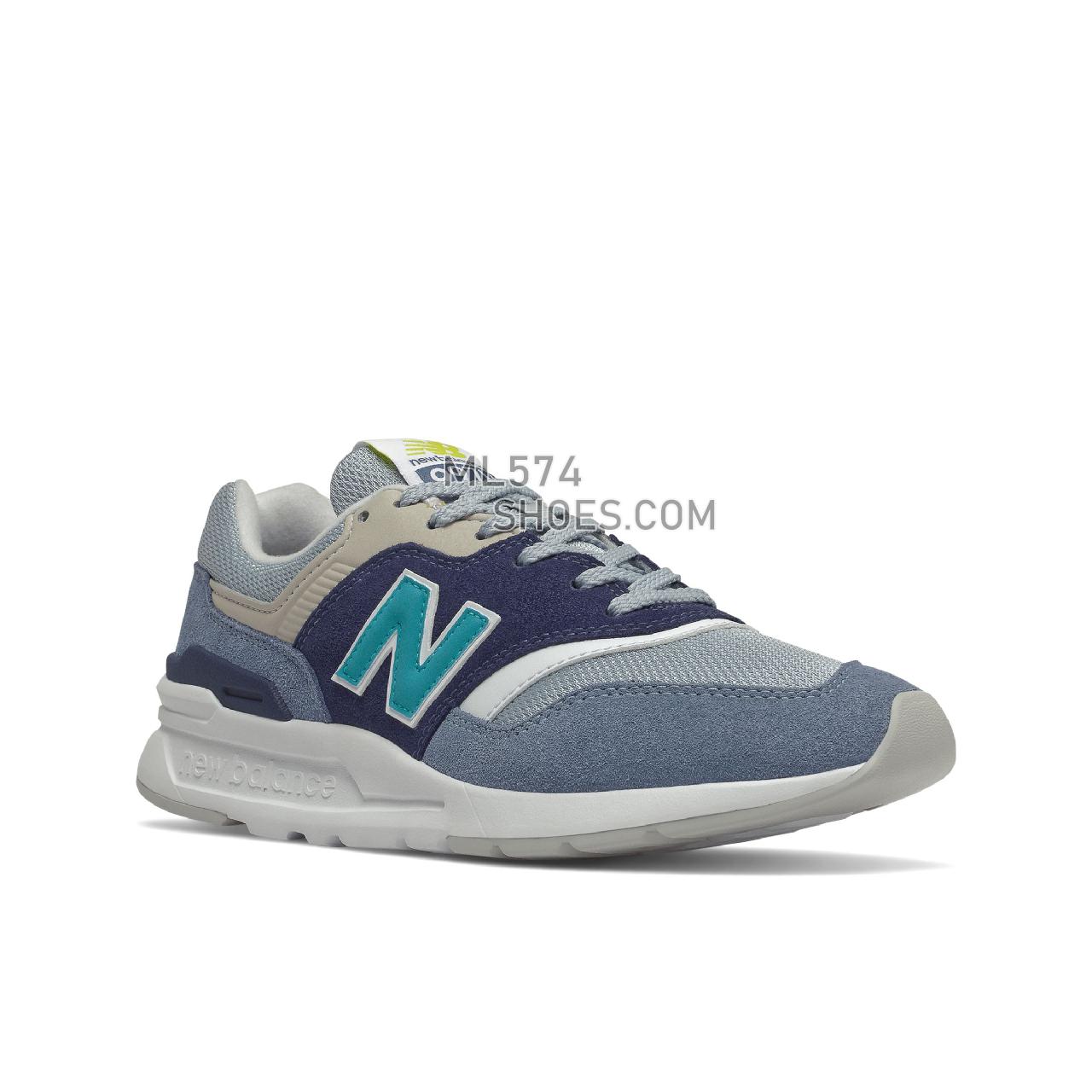 New Balance 997H - Women's Classic Sneakers - Navy with Grey - CW997HVF