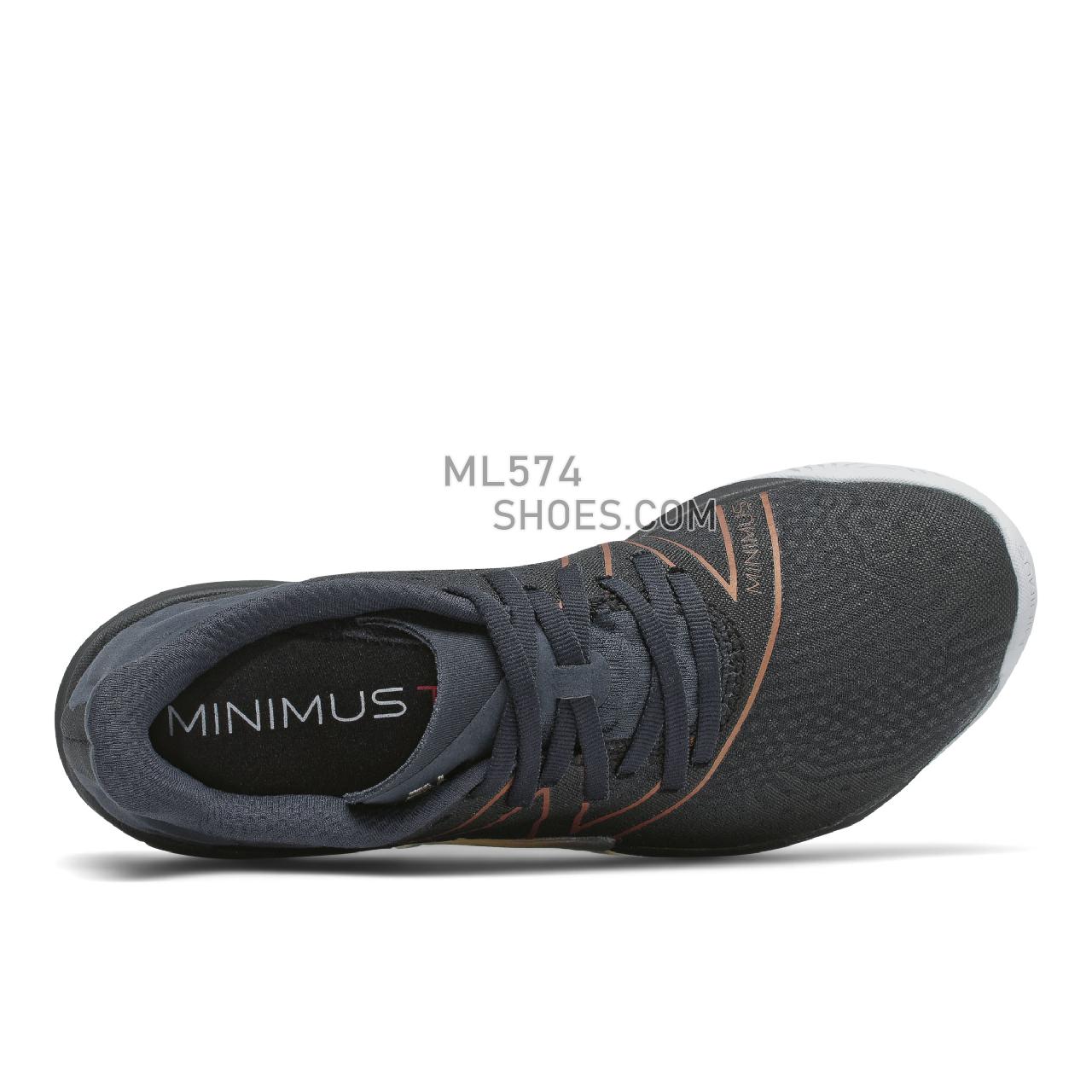 New Balance Minimus TR - Women's Workout - Black with Outerspace and Copper Metallic - WXMTRLK1
