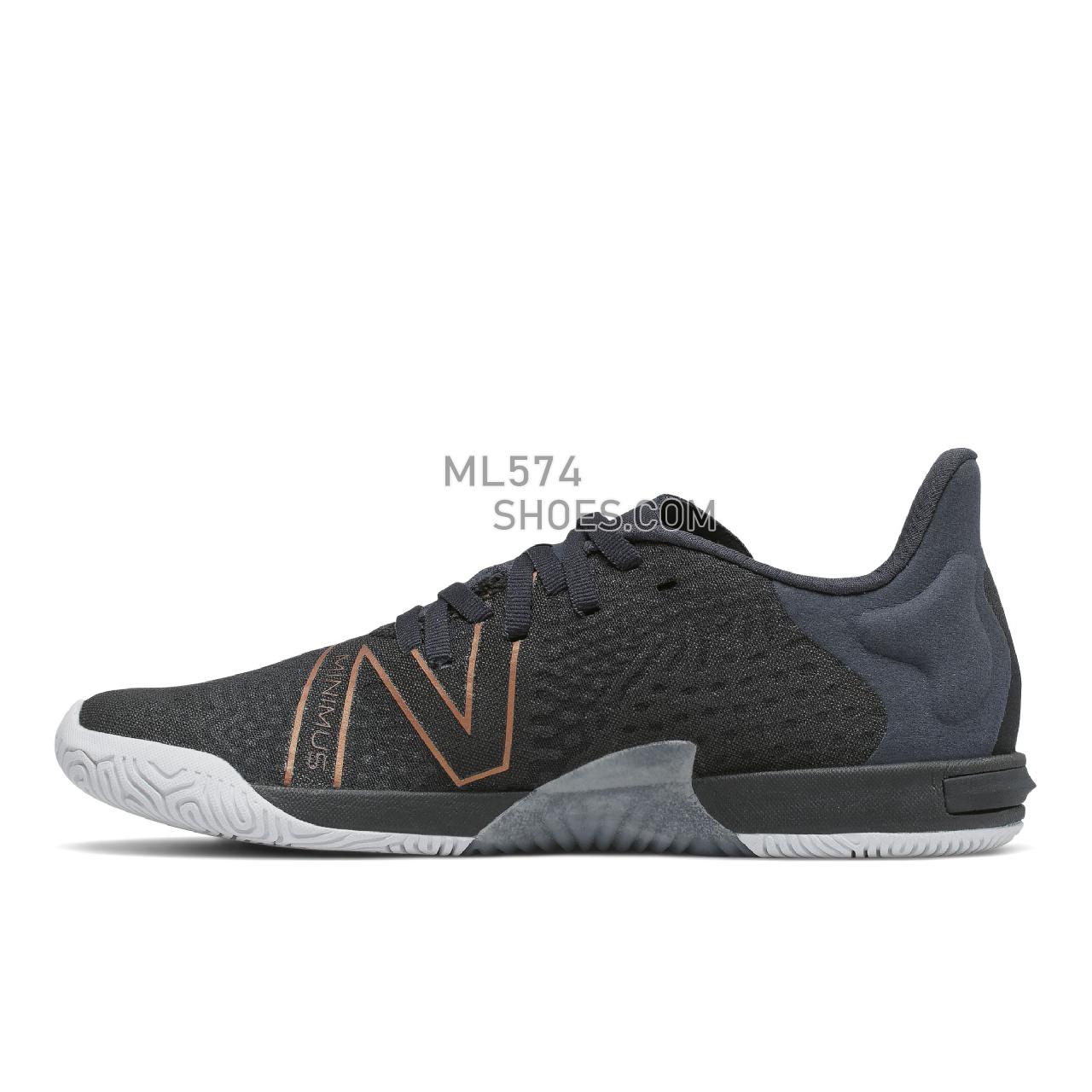 New Balance Minimus TR - Women's Workout - Black with Outerspace and Copper Metallic - WXMTRLK1