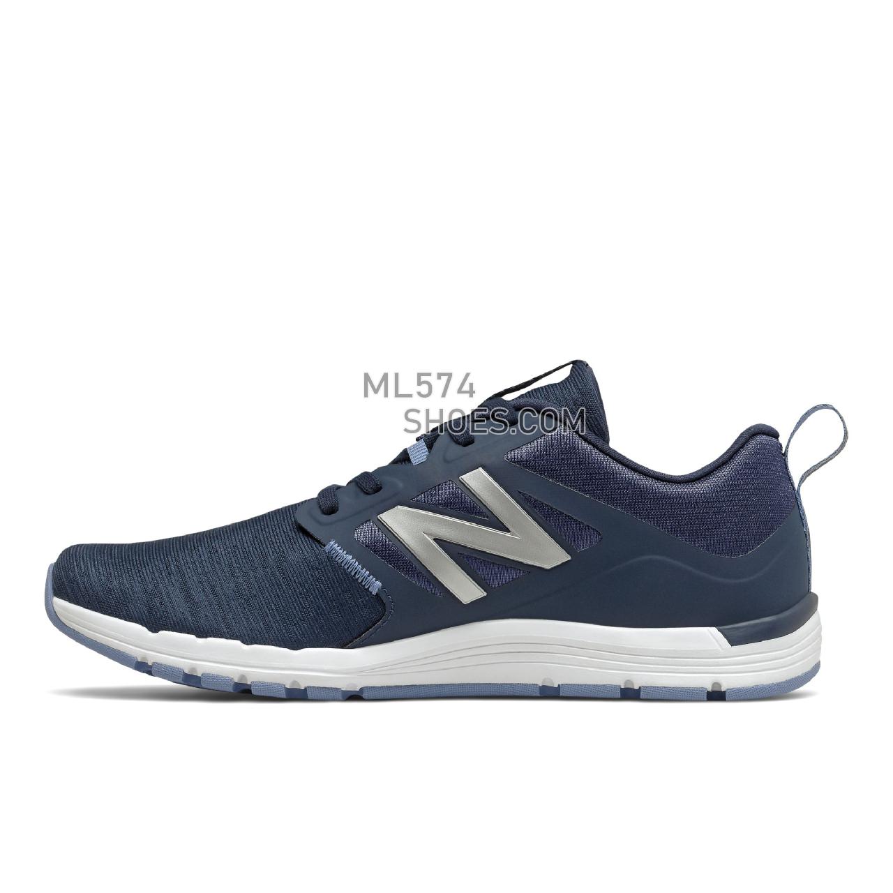 New Balance 577v5 - Women's Workout - Navy with Silver - WX577CN5
