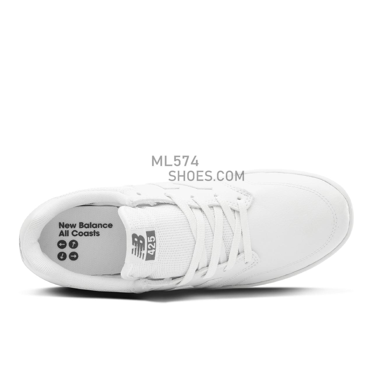 New Balance All Coasts AM425 - Men's Court Classics - White - AM425WWW