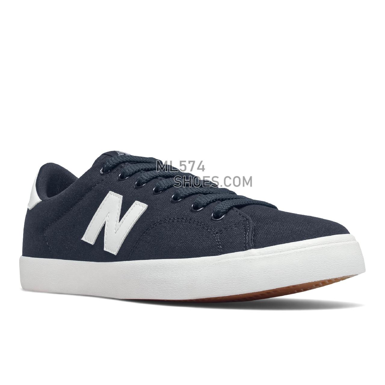 New Balance All Coasts AM210 - Men's Court Classics - Navy with White - AM210BW