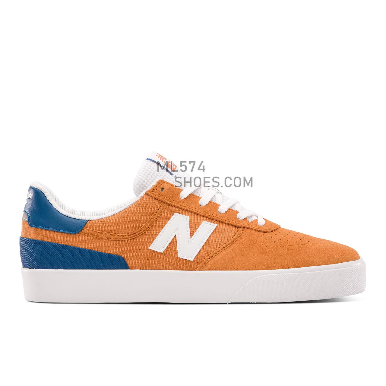 New Balance NB NUMERIC 272 - Men's Court Classics - Orange with Blue - NM272ORB