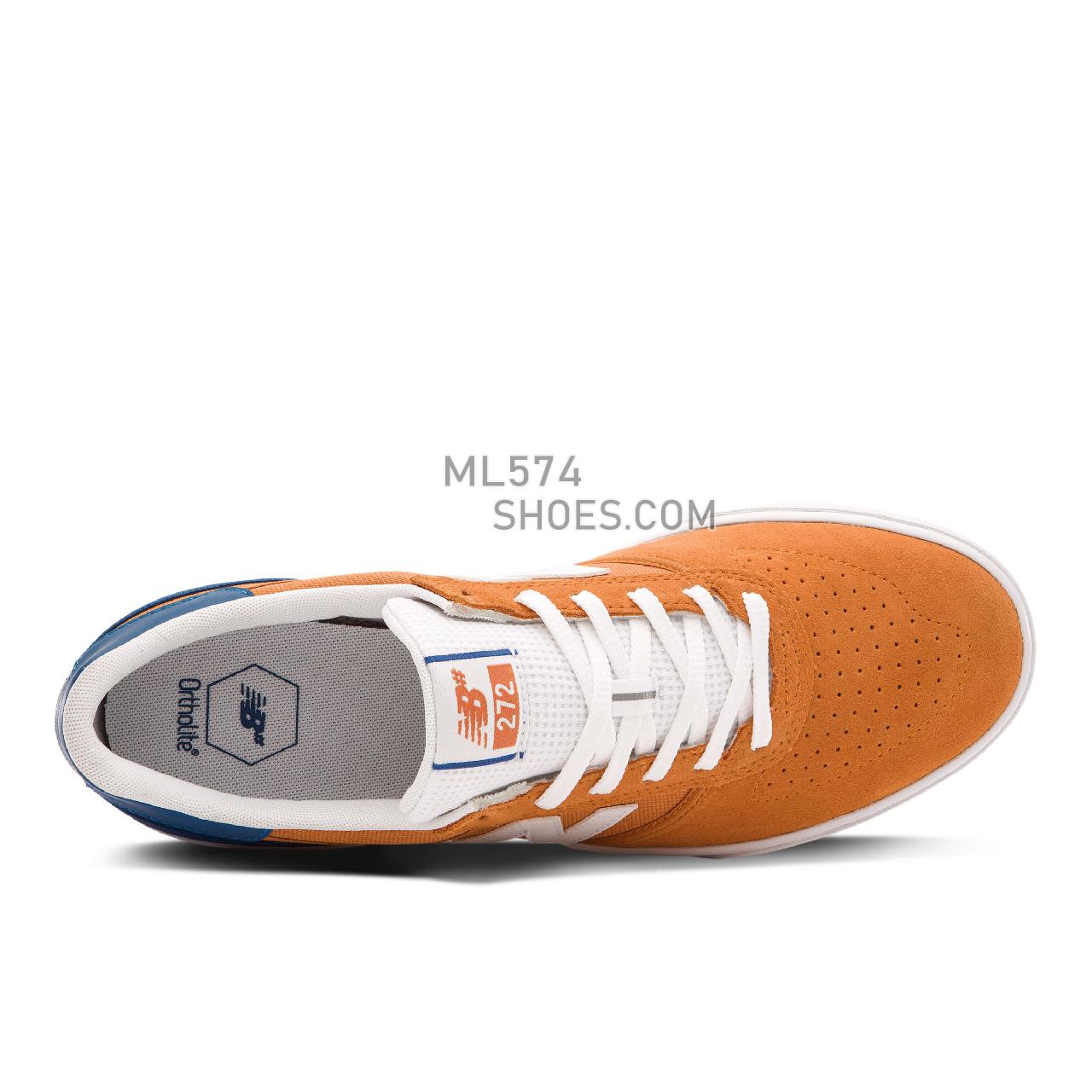 New Balance NB NUMERIC 272 - Men's Court Classics - Orange with Blue - NM272ORB