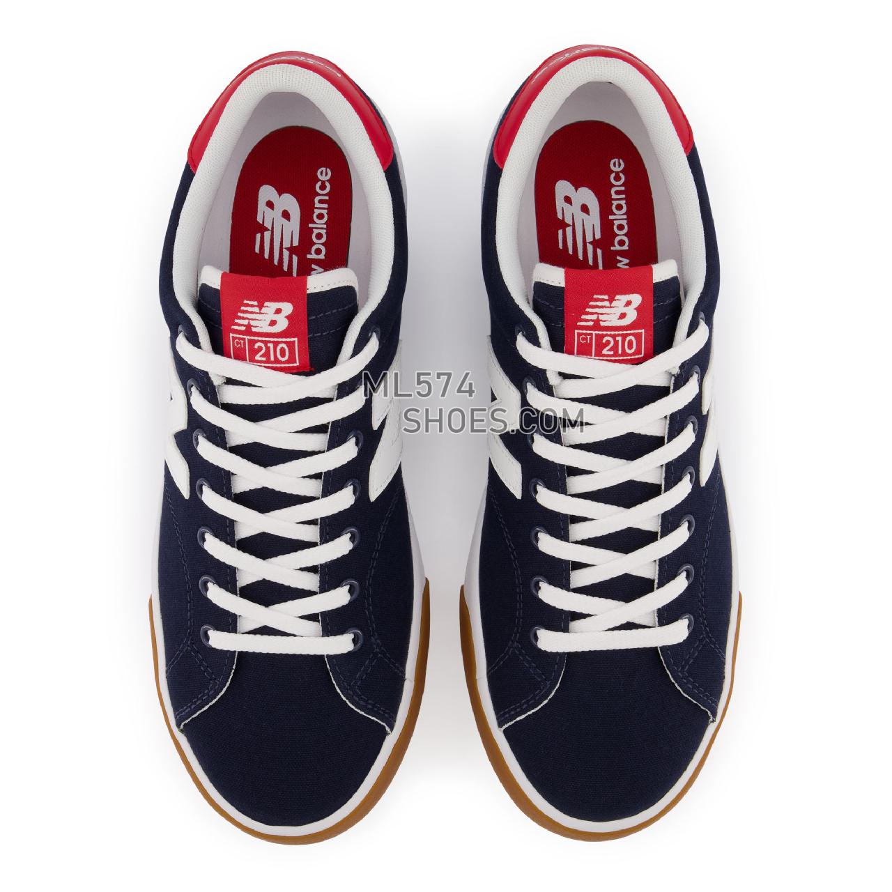 New Balance CT210 - Unisex Men's Women's Court Classics - Navy with White - CT210NWG