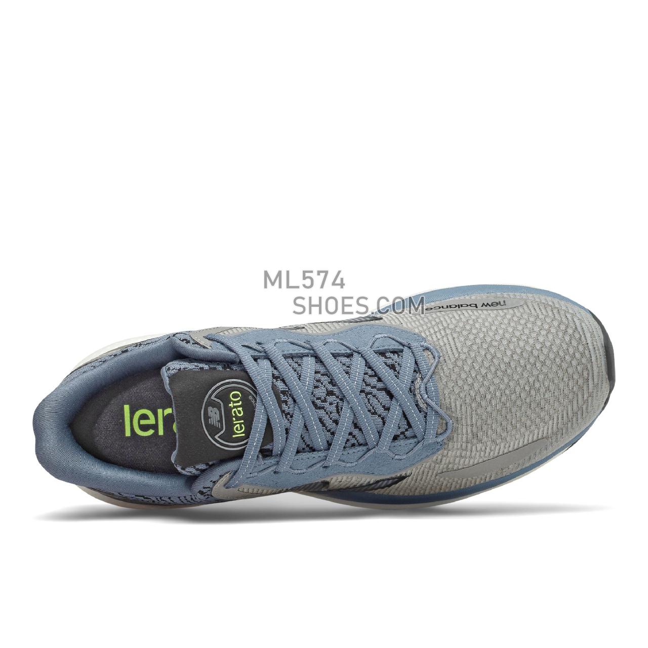 New Balance Lerato - Men's Fuelcell Sleek And LightWeight - Grey with Bleached Lime Glo - MLERAGG