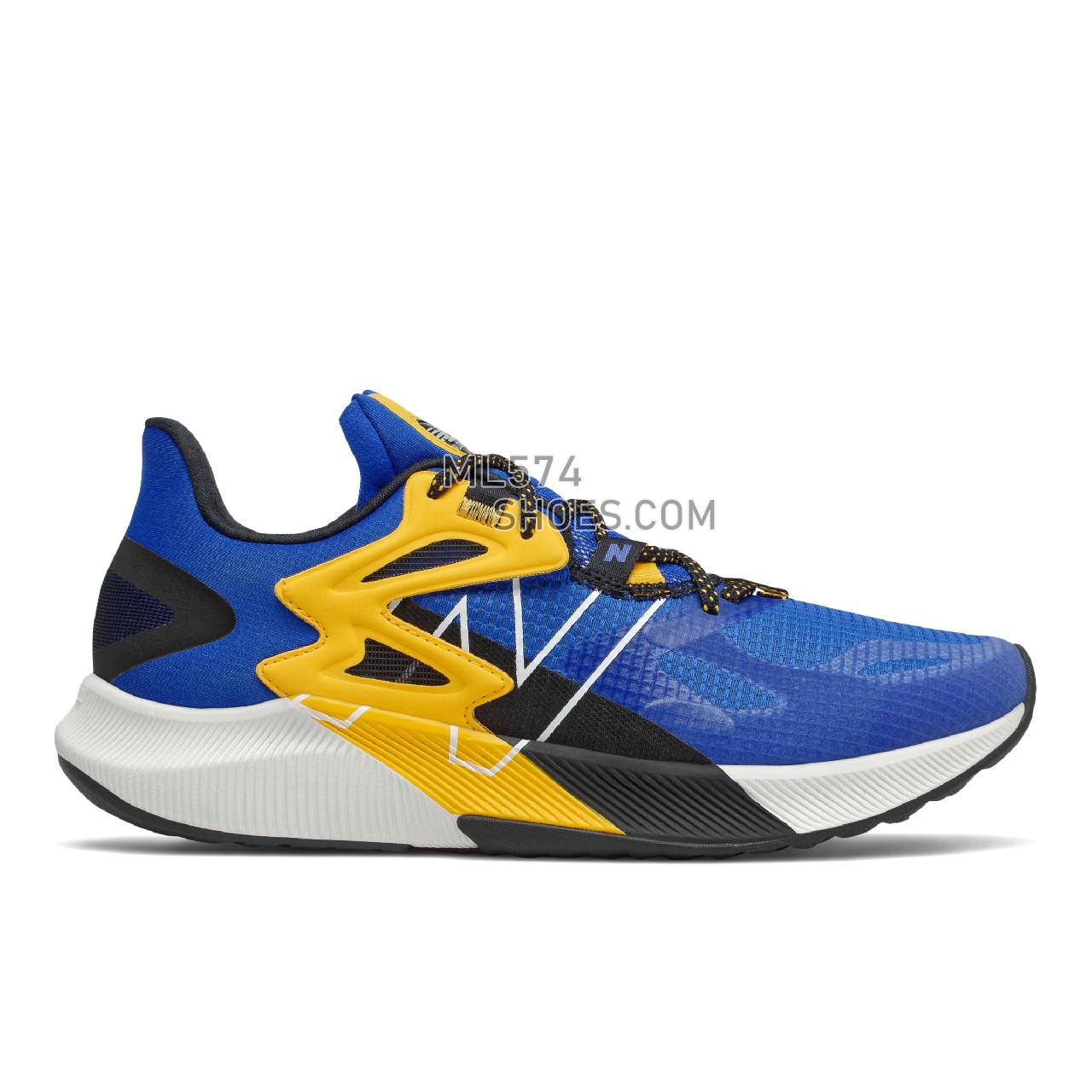 New Balance FuelCell Propel RMX - Men's Fuelcell Sleek And LightWeight - Cobalt with Team Gold and Black - MPRMXCC
