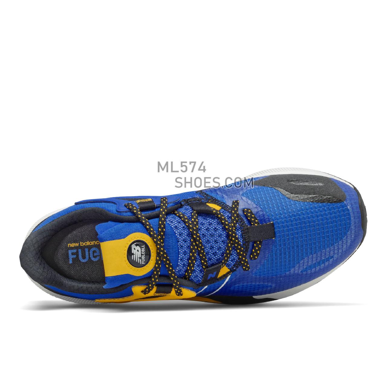 New Balance FuelCell Propel RMX - Men's Fuelcell Sleek And LightWeight - Cobalt with Team Gold and Black - MPRMXCC