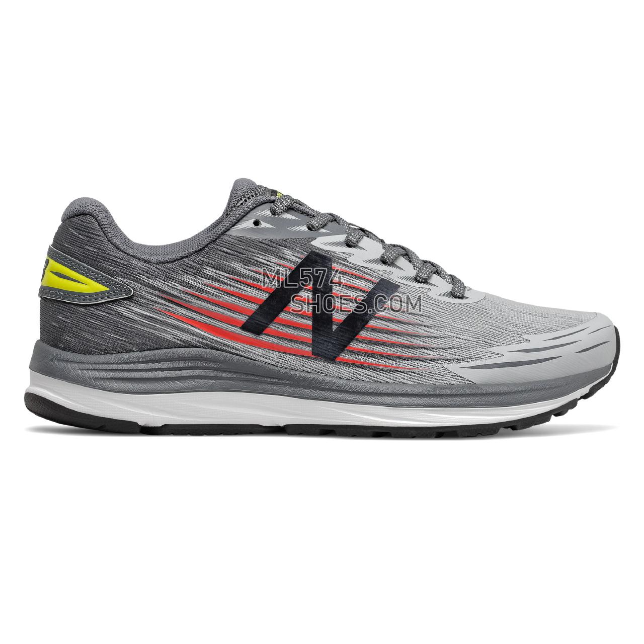 New Balance Synact - Men's Competition Running - Rain Cloud with Magnet and Black - MSYNCC1